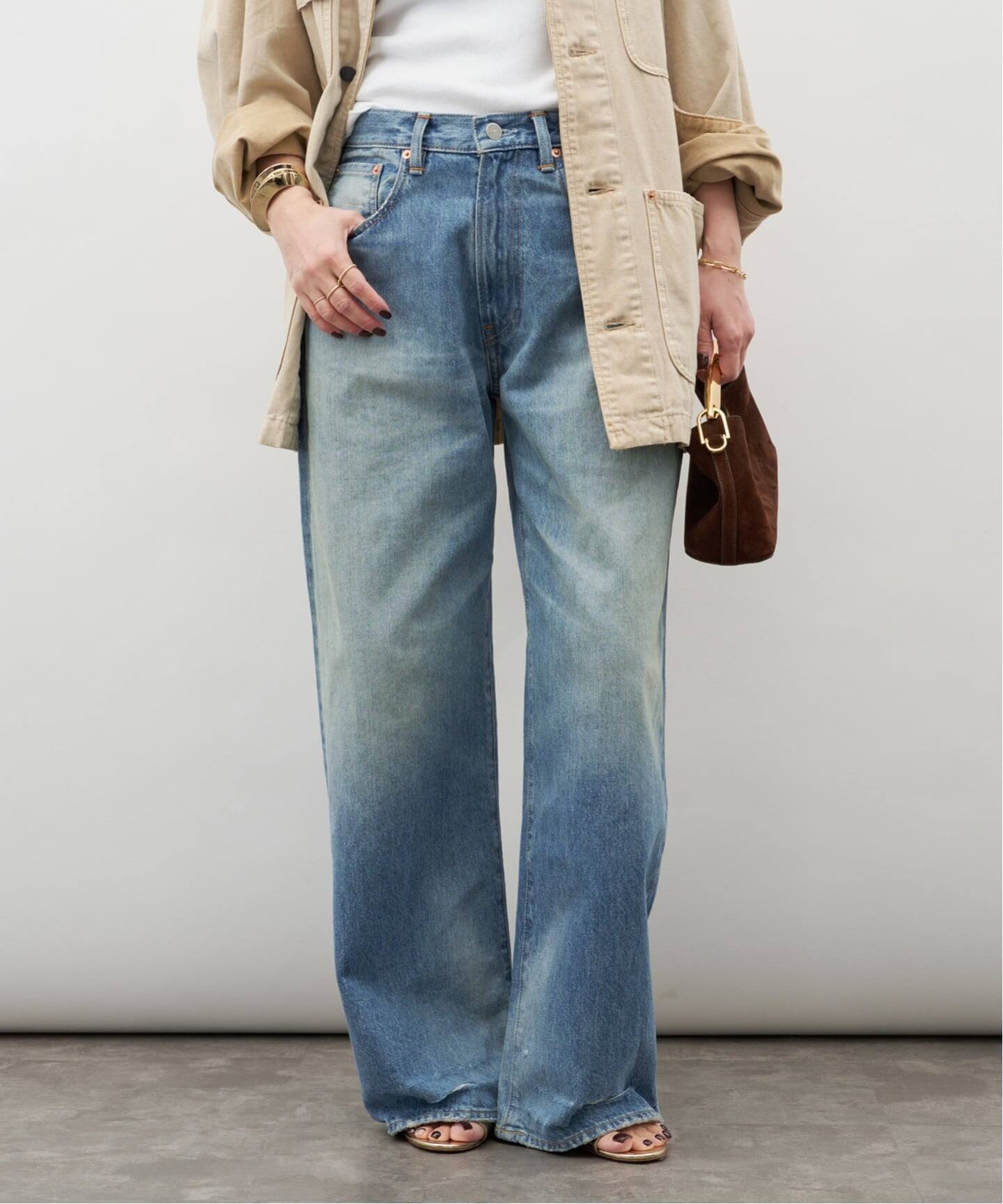 DENIMIST/デニミスト】TERI WIDE LEG JEAN (29.5)（デニムパンツ