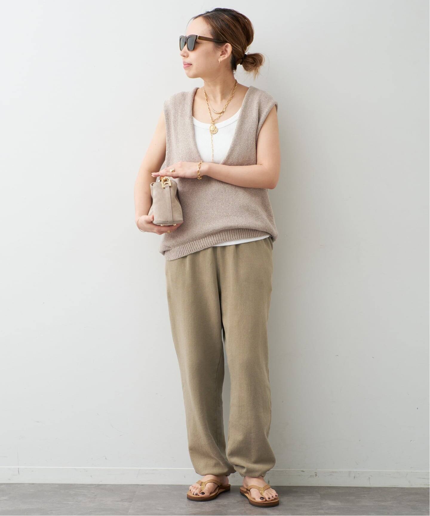 【JOHNBULL/ジョンブル】SWEAT PANTSベージュ　38 JOHNBULL/ジョンブル】SWEAT PANTS（スウェットパンツ）｜Deuxieme