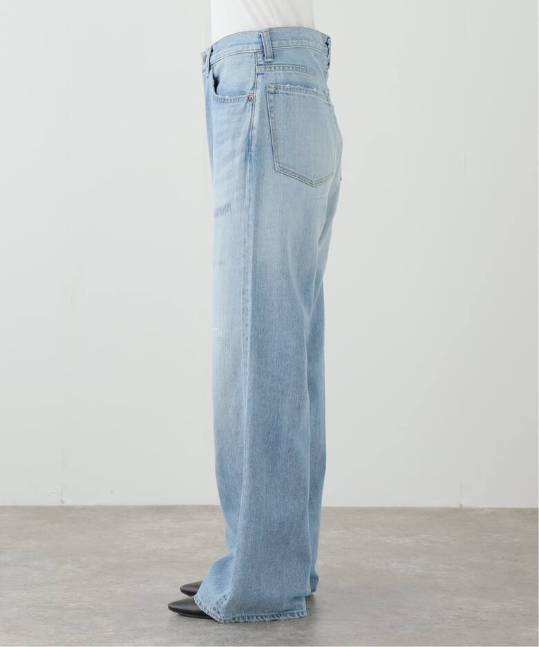 新品】Johnbull ワークジーンズ 21244 ホワイトブルー