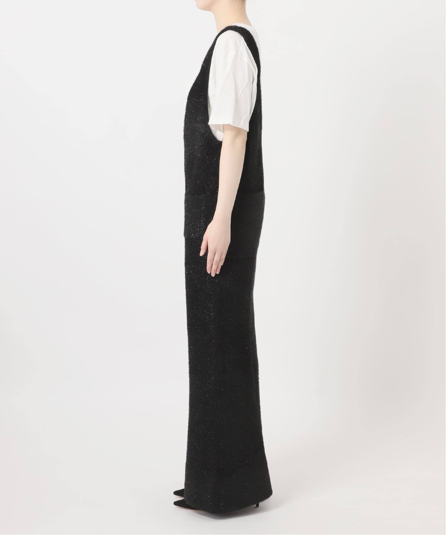 予約》【Col Pierrot/コルピエロ】RAME KNIT オールインワン（つなぎ