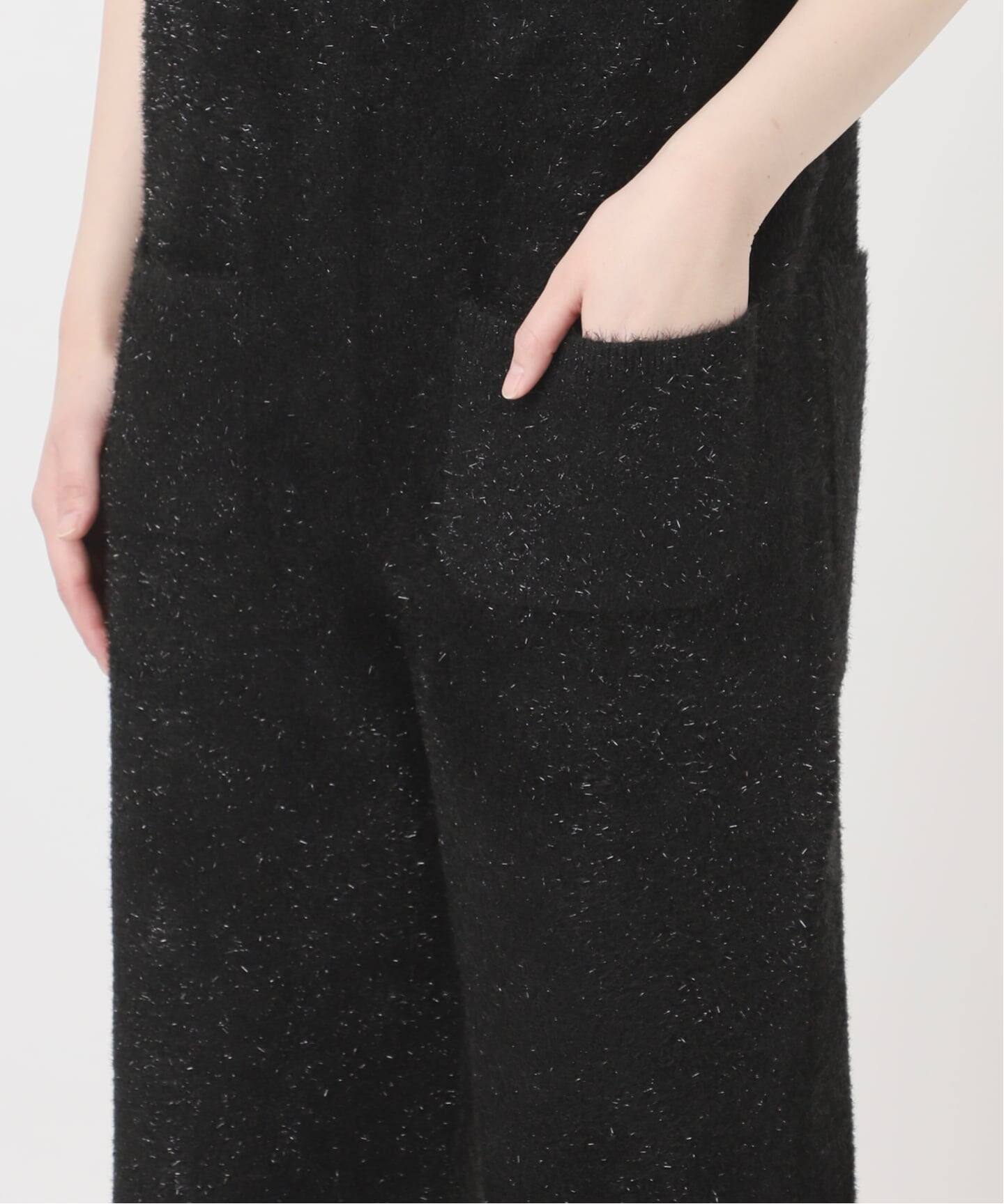 予約》【Col Pierrot/コルピエロ】RAME KNIT オールインワン（つなぎ