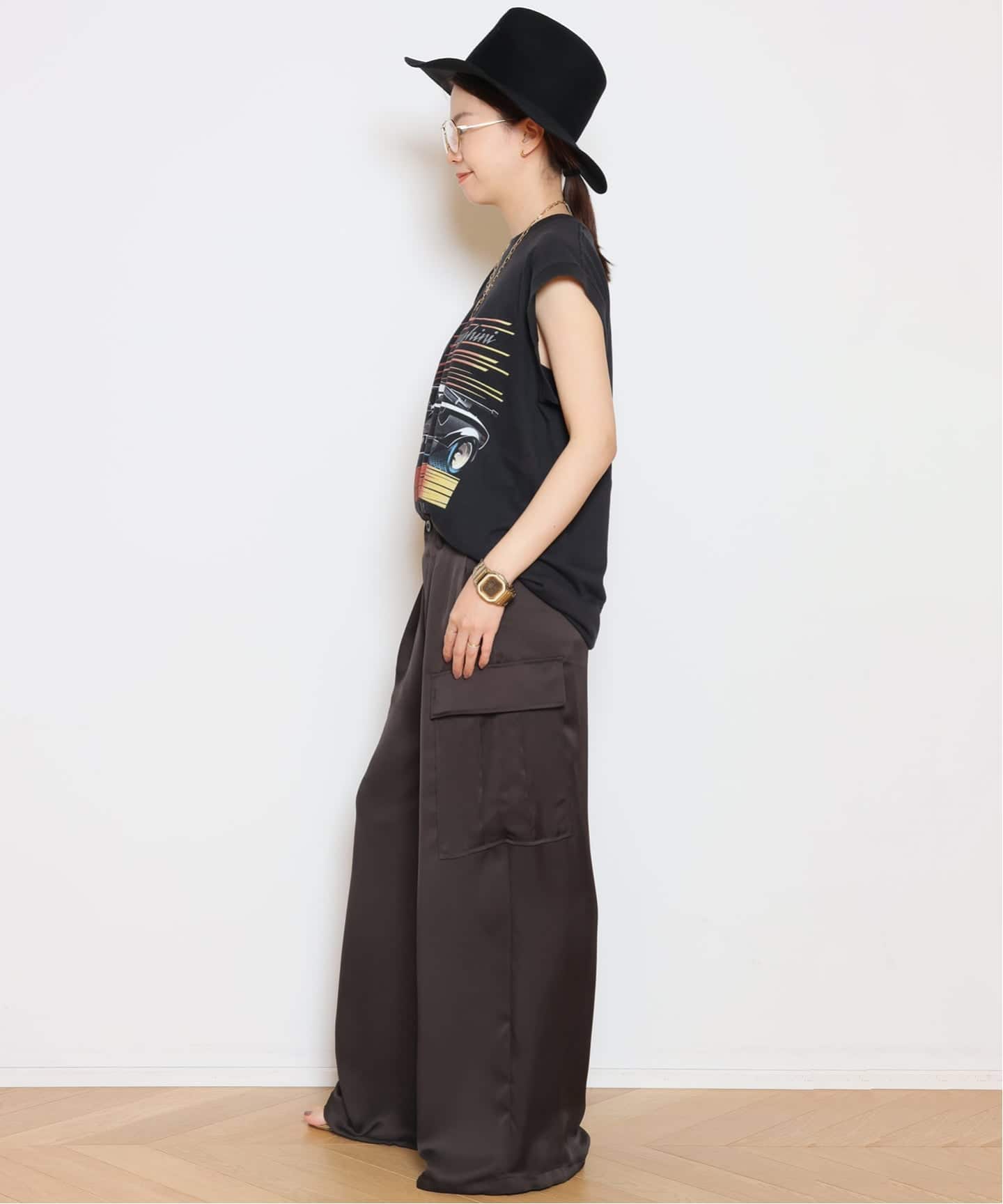 Col Pierrot/コル ピエロ】Satin cargo パンツ（カーゴパンツ）｜MUSE