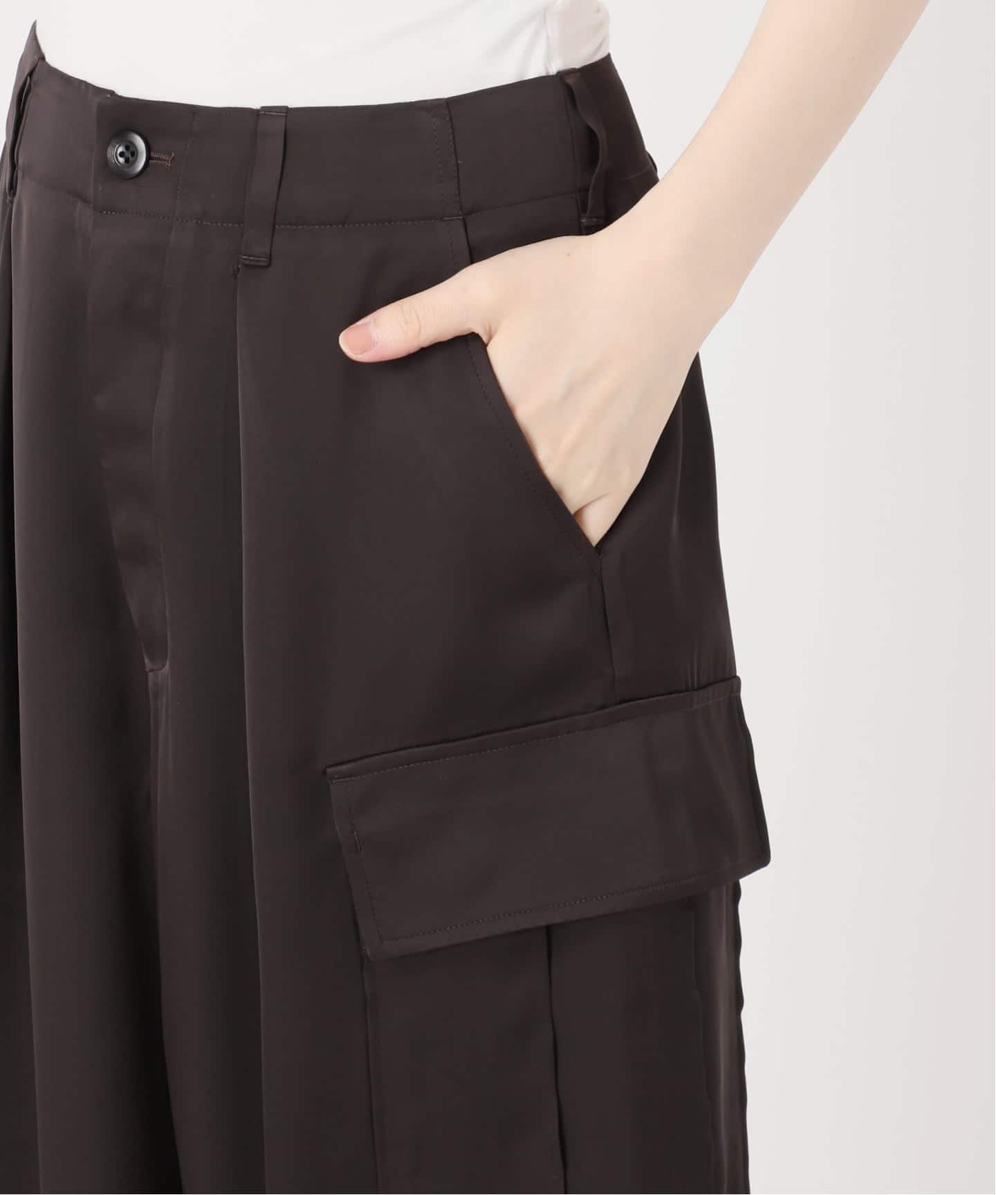 Col Pierrot/コル ピエロ】Satin cargo パンツ（カーゴパンツ）｜MUSE