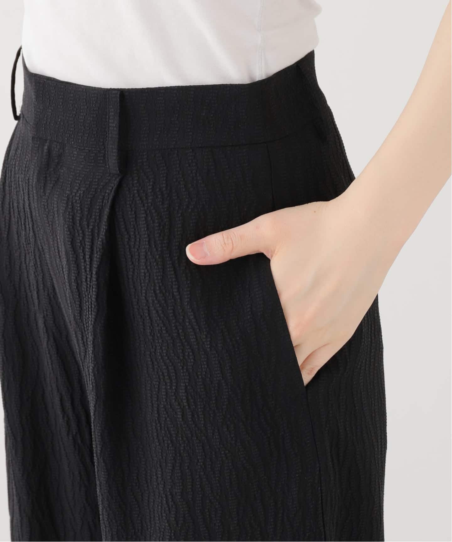 【美品】MUSE Col PierrotBLACK SHORTPT Col Pierrot/コル ピエロ】Jacquard パンツ（その他パンツ）｜MUSE de