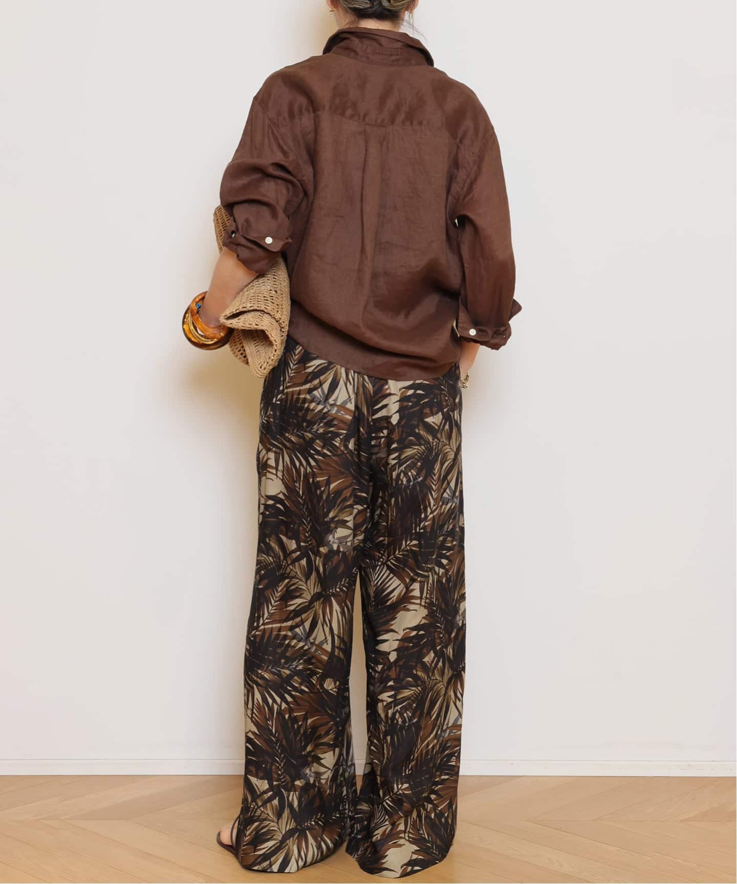 Botanical Slit Wide パンツ（その他パンツ）｜MUSE de Deuxieme