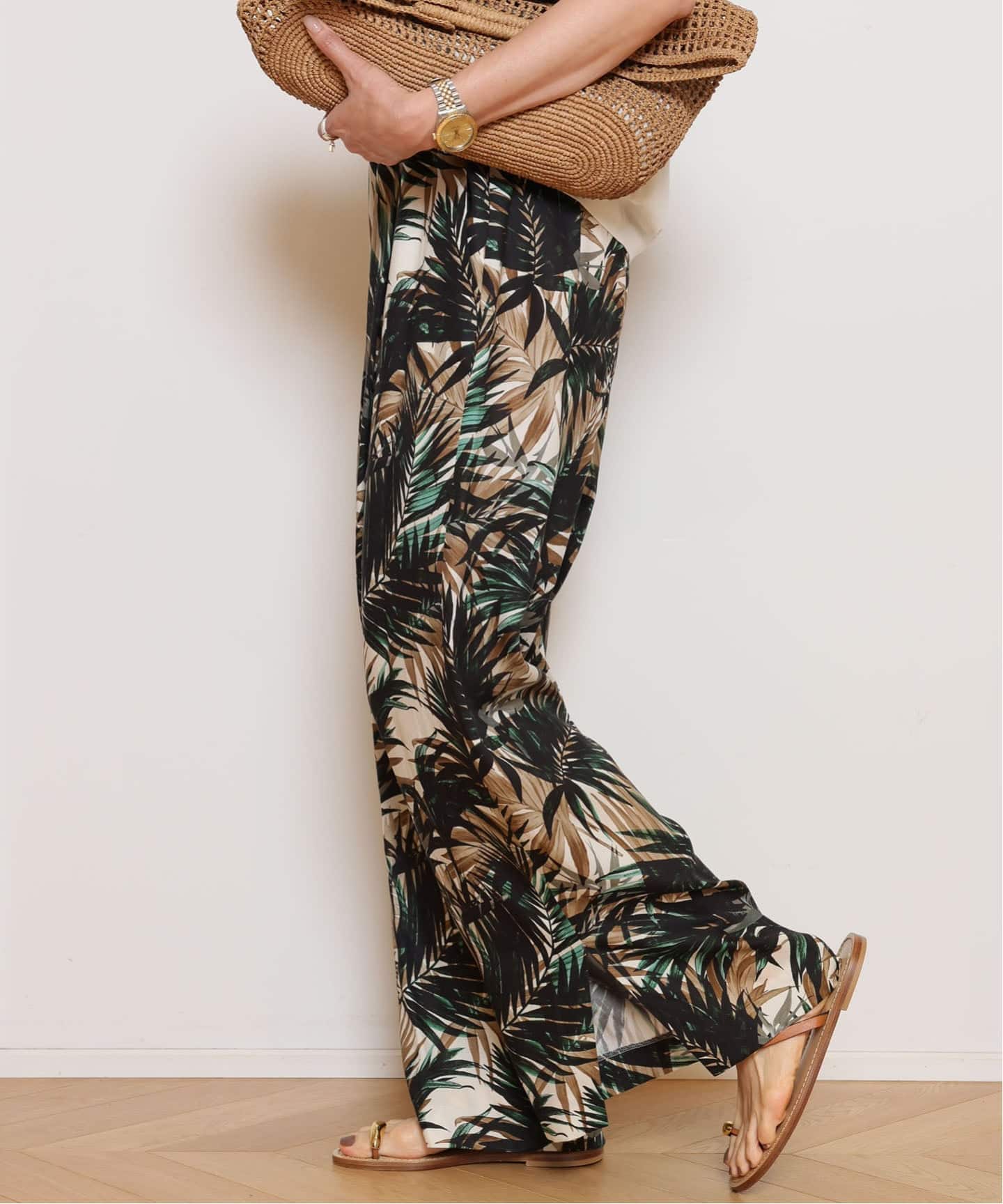 【ぶぃさん専用】MUSE de Deuxieme Classe ワイドパンツ Botanical Slit Wide パンツ（その他パンツ）｜MUSE de Deuxieme