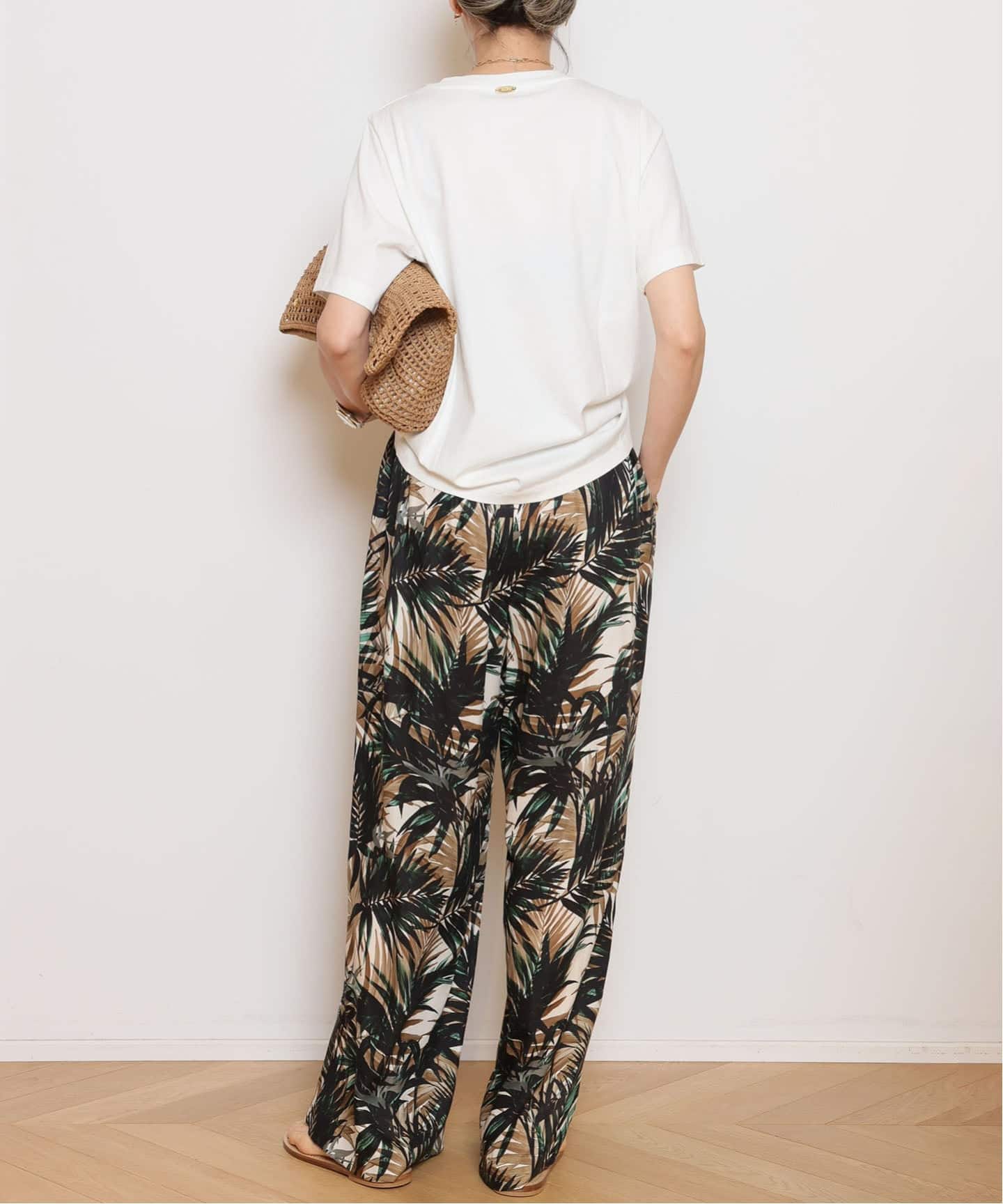 Botanical Slit Wide パンツ（その他パンツ）｜MUSE de Deuxieme