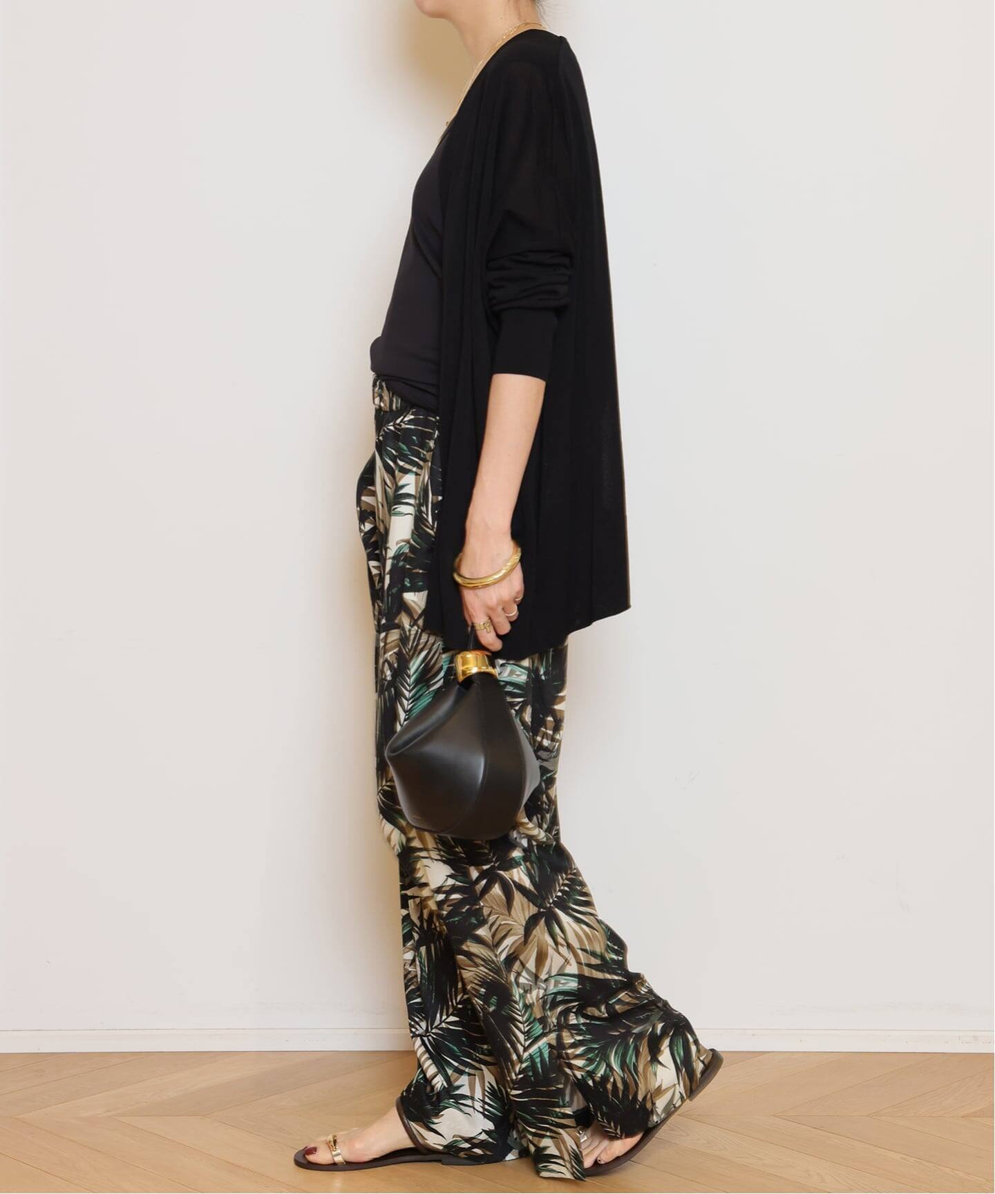 Botanical Slit Wide パンツ（その他パンツ）｜MUSE de Deuxieme
