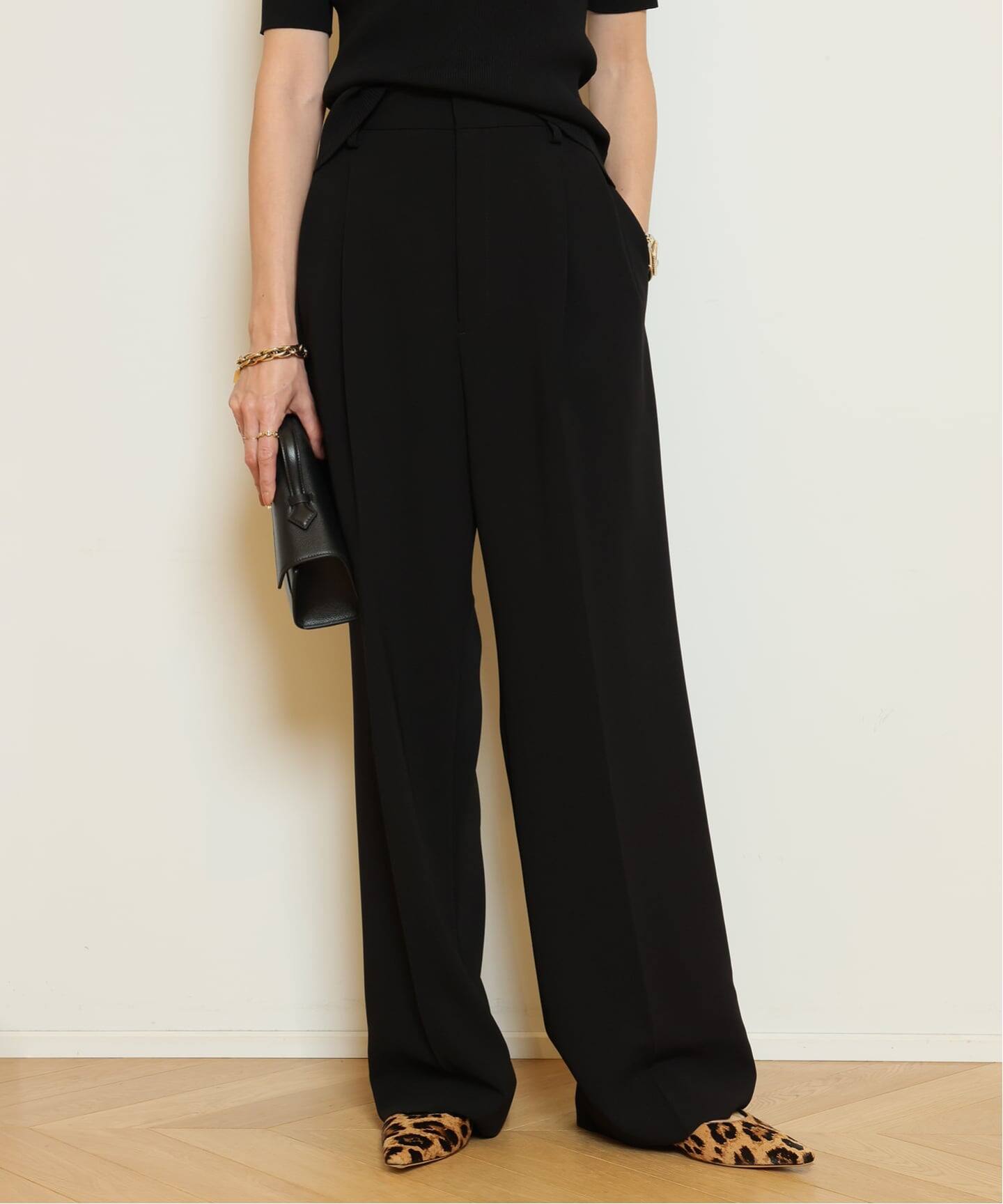 トリアセGG タック パンツ（スラックス）｜MUSE de Deuxieme Classe