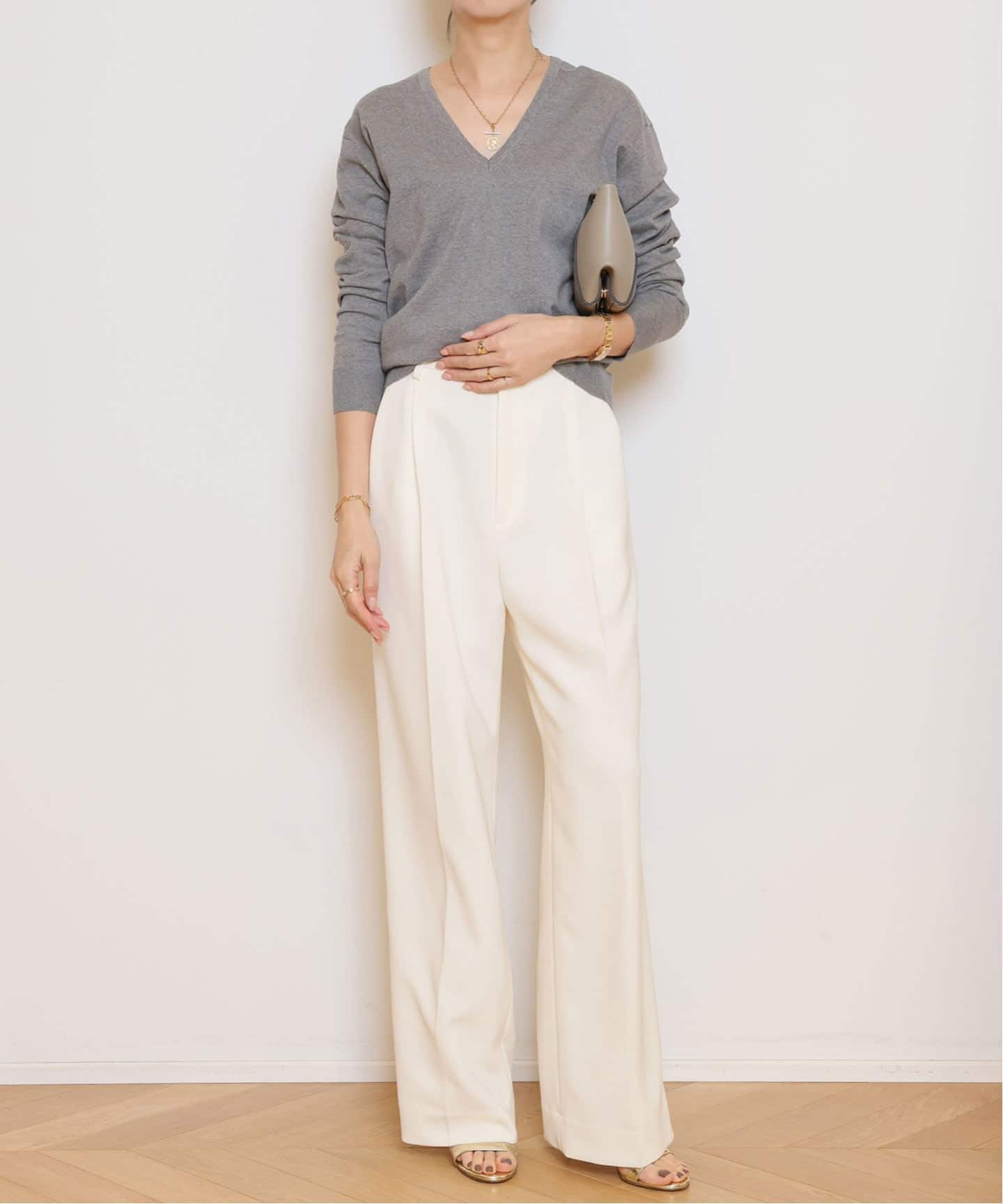 トリアセGG タック パンツ（スラックス）｜MUSE de Deuxieme Classe