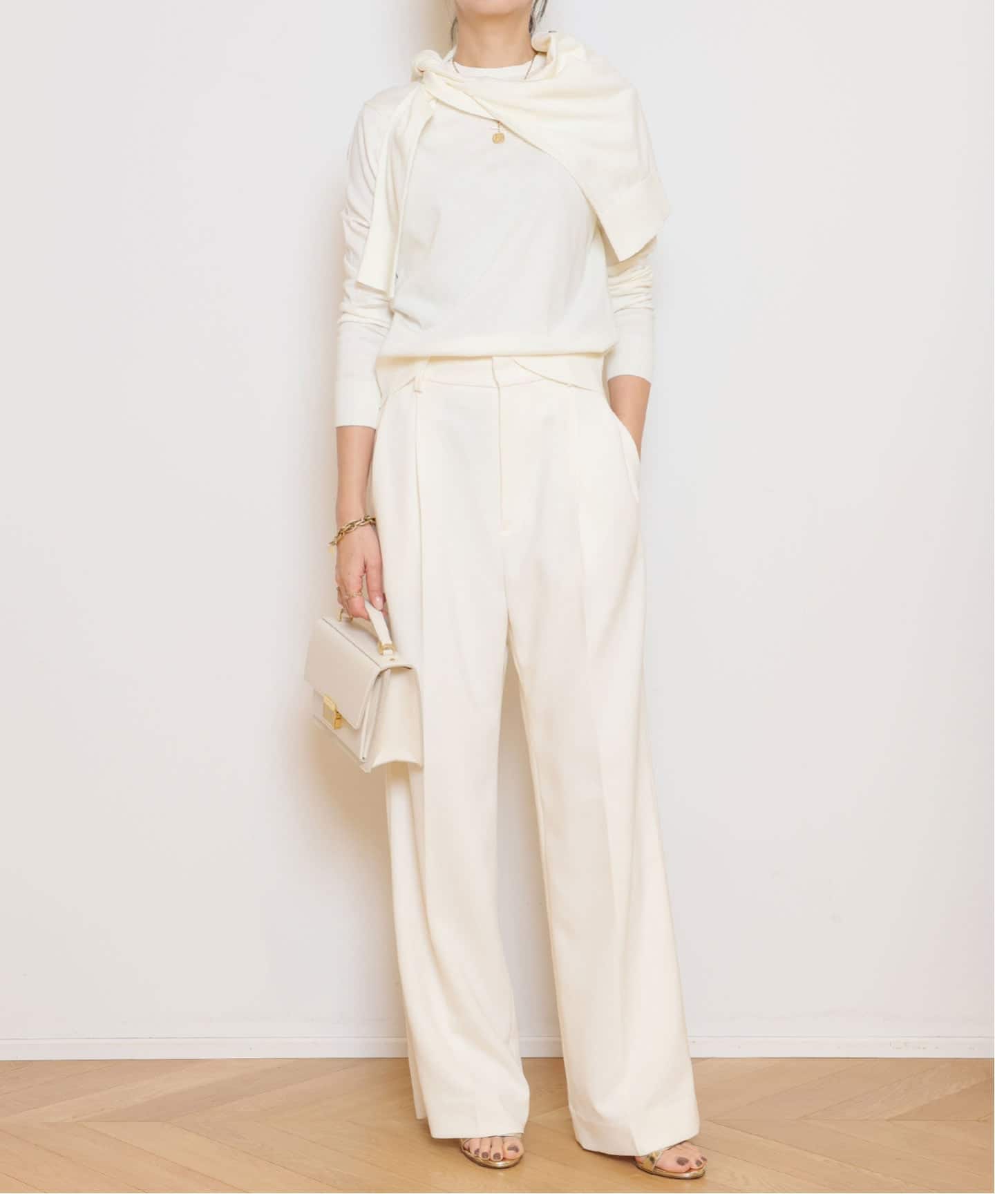 トリアセGG タック パンツ（スラックス）｜MUSE de Deuxieme Classe