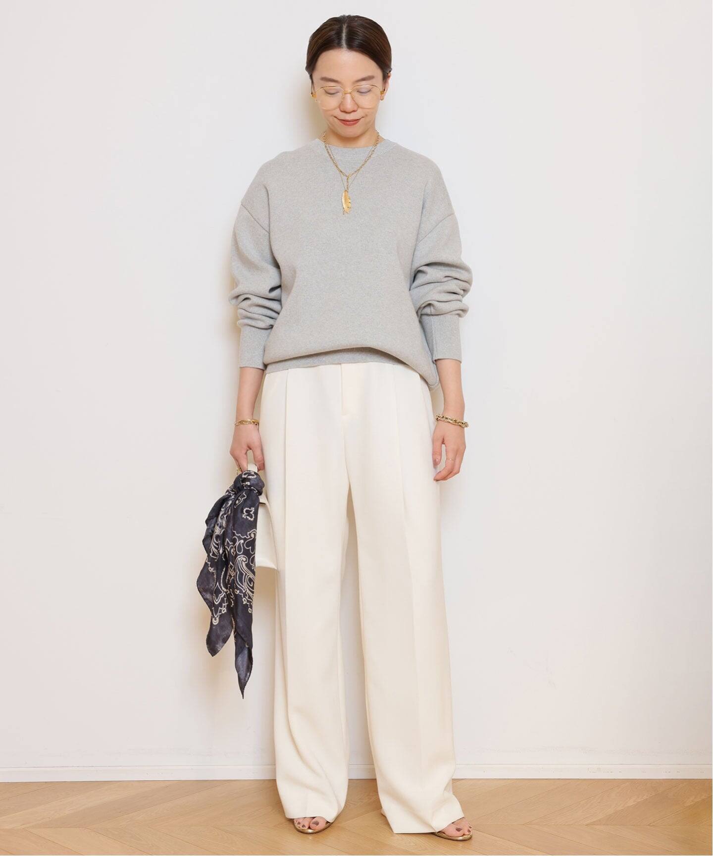 トリアセGG タック パンツ（スラックス）｜MUSE de Deuxieme Classe