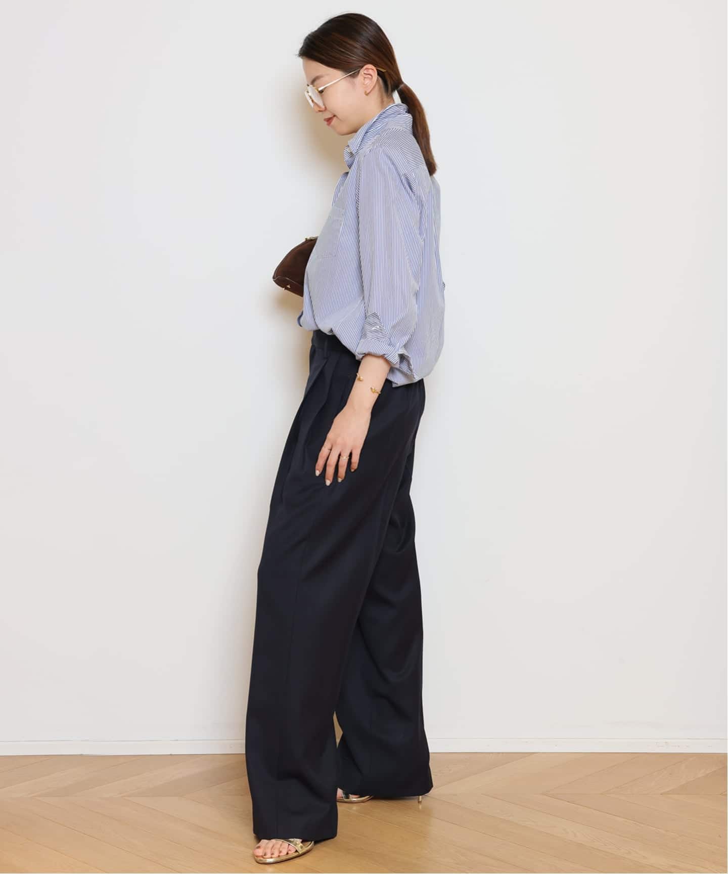 VICTORIAN SAGE タックEASY パンツ（スラックス）｜MUSE de Deuxieme