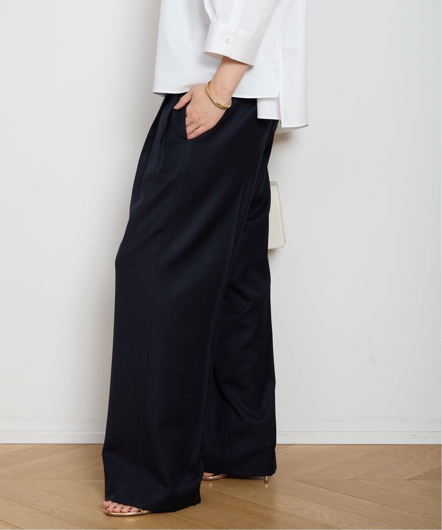 VICTORIAN SAGE タックEASY パンツ（スラックス）｜MUSE de Deuxieme