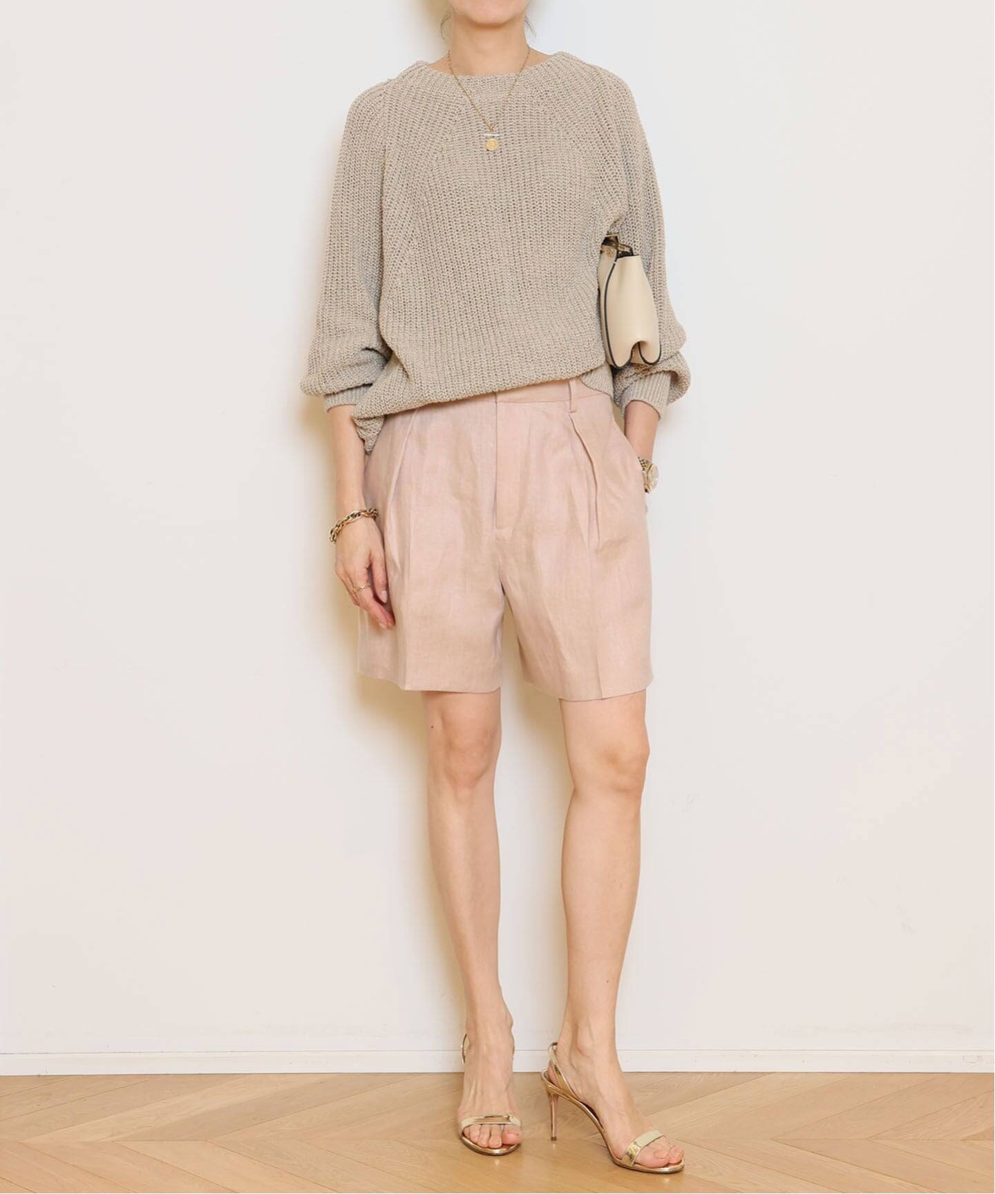 OGLINEN ハーフパンツ/36/MUSEドゥーズィエムクラス/アパルトモン OGLINEN ハーフパンツ（ショート・ハーフパンツ）｜MUSE de Deuxieme