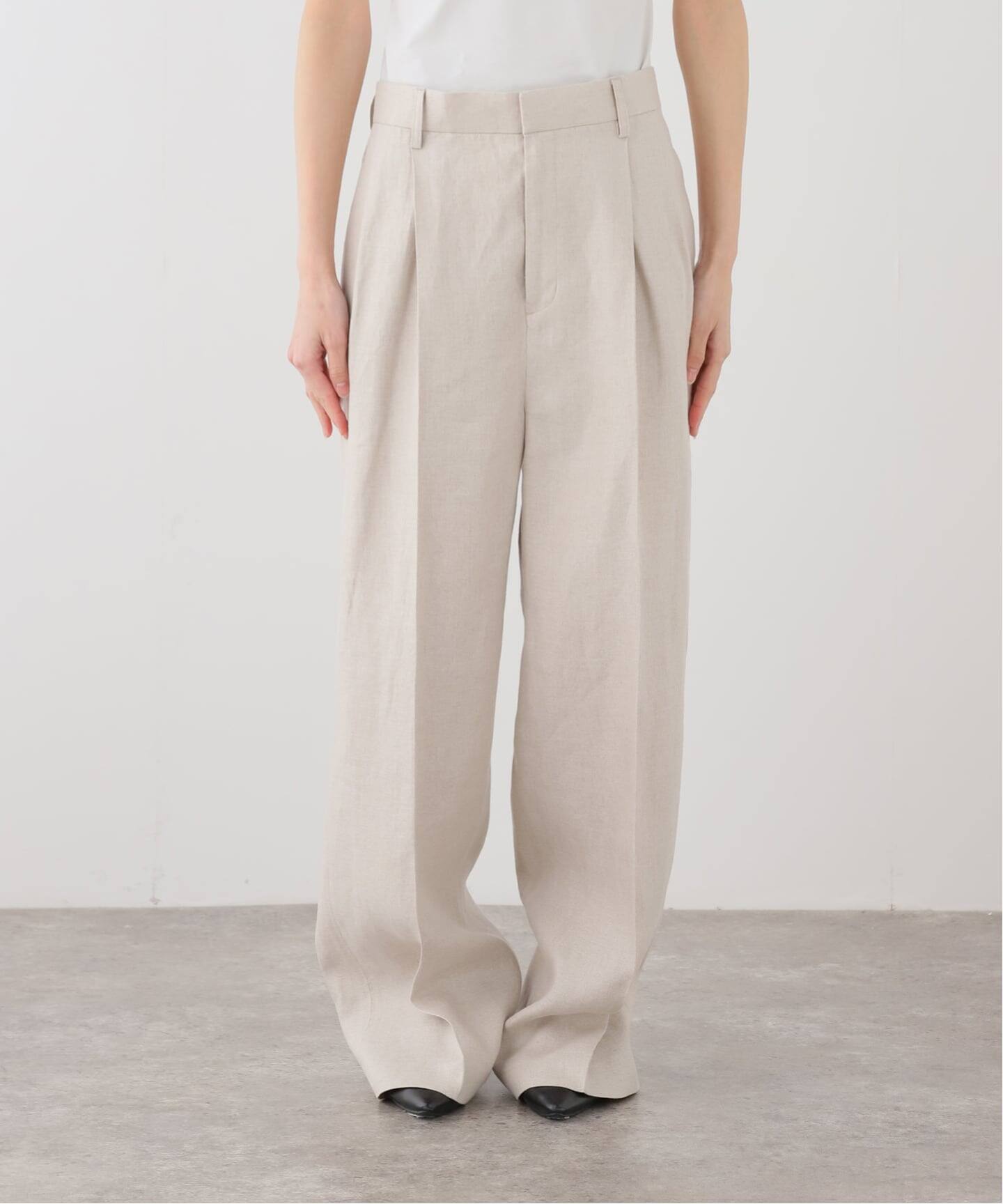 OGLINEN Wタックパンツ（スラックス）｜MUSE de Deuxieme Classe