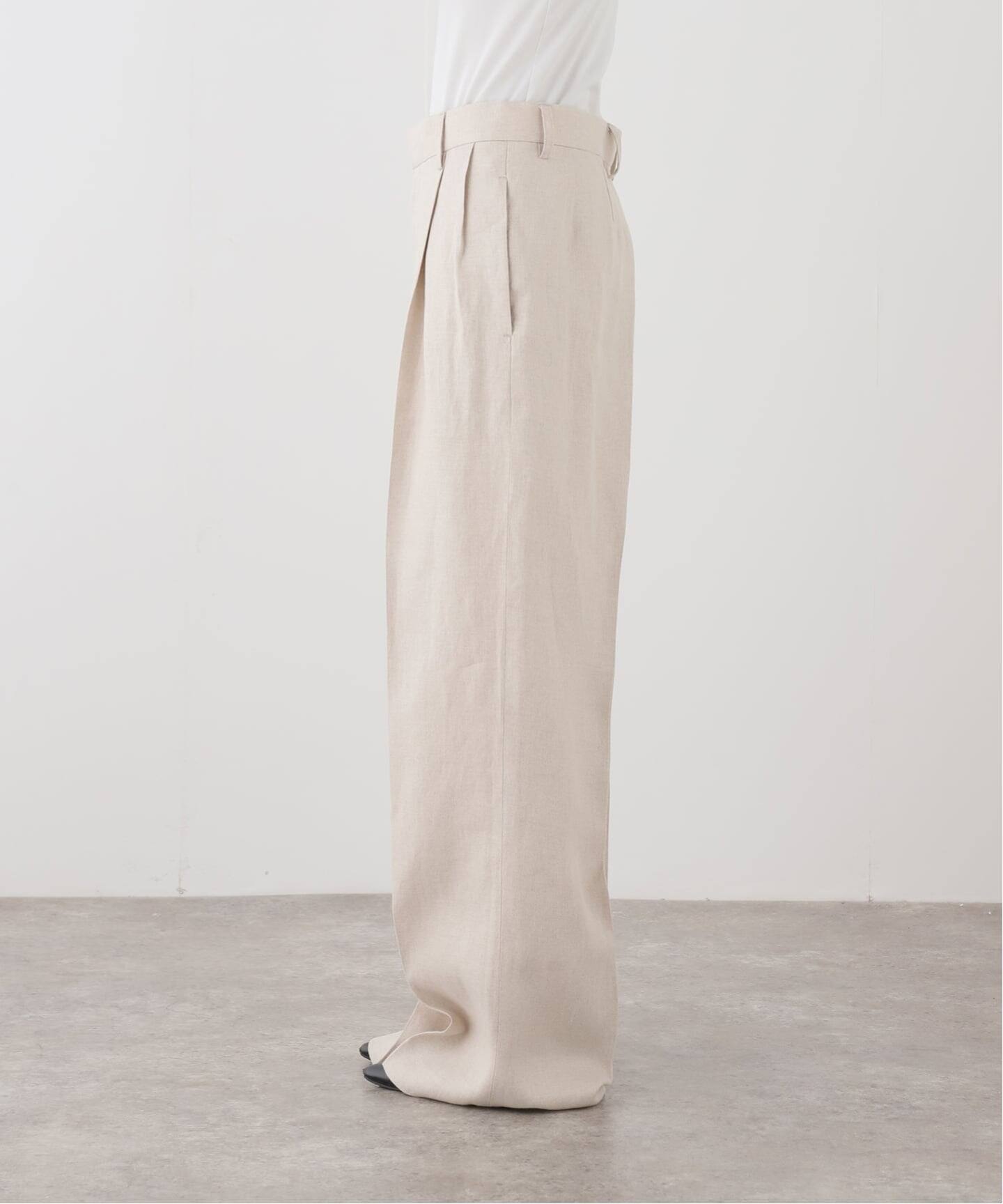 OGLINEN Wタックパンツ（スラックス）｜MUSE de Deuxieme Classe