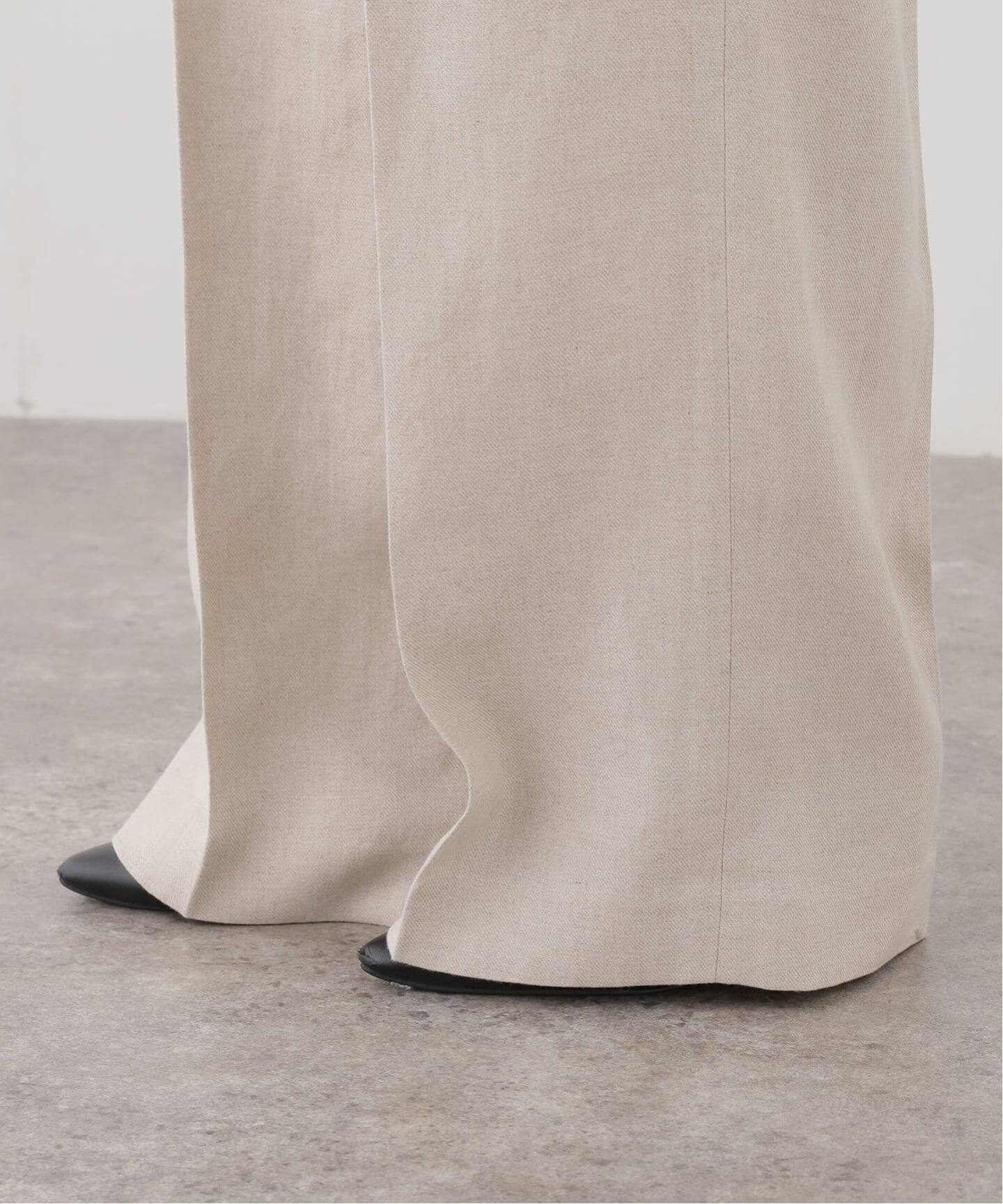 OGLINEN Wタックパンツ（スラックス）｜MUSE de Deuxieme Classe