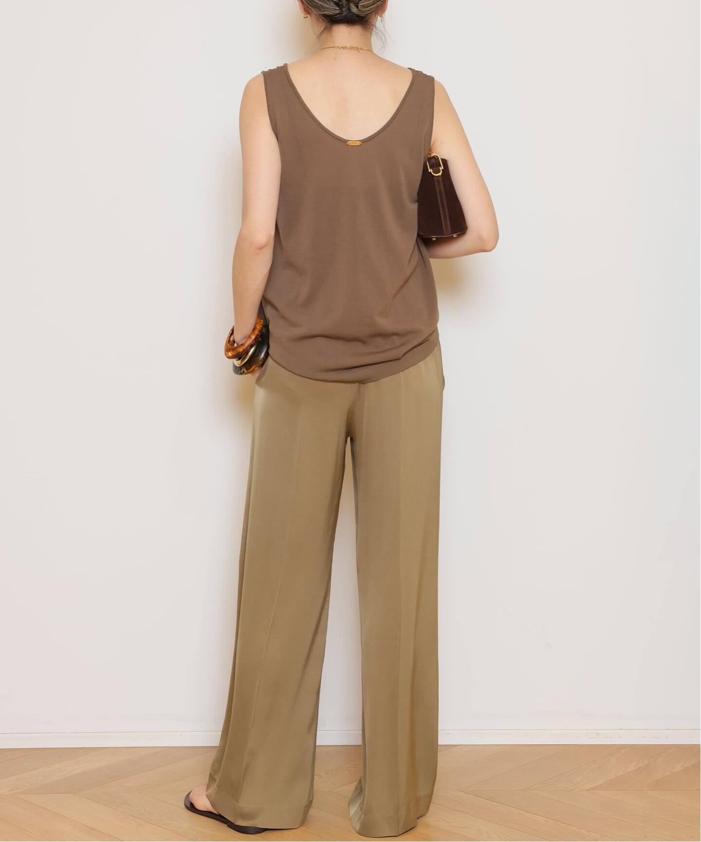 SILK SATIN EASY パンツ(その他パンツ)|MUSE de Deuxieme Classe SILK SATIN EASY パンツ(その他パンツ)|MUSE de Deuxieme Classe