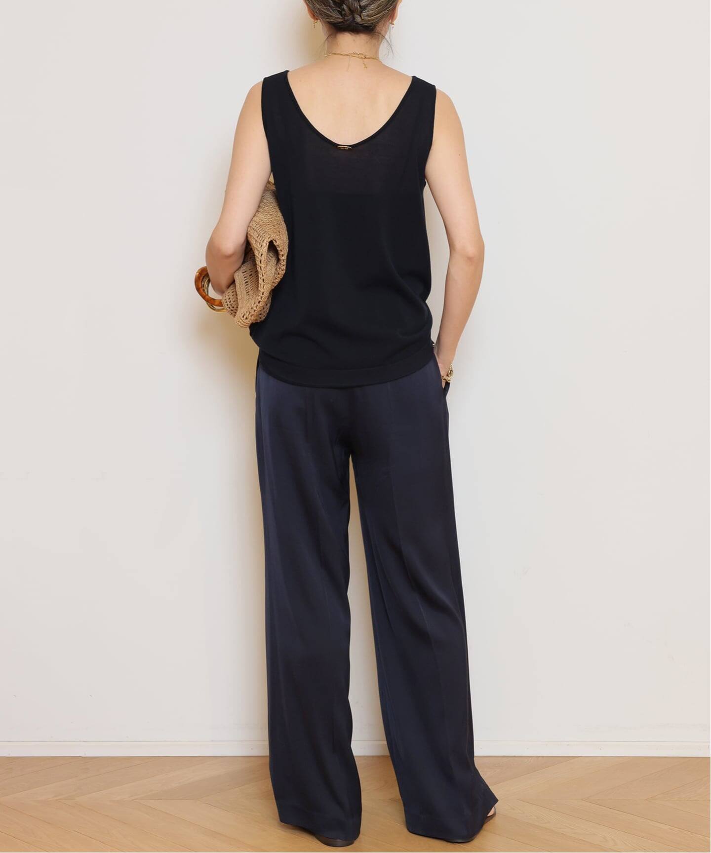 SILK SATIN EASY パンツ（その他パンツ）｜MUSE de Deuxieme Classe