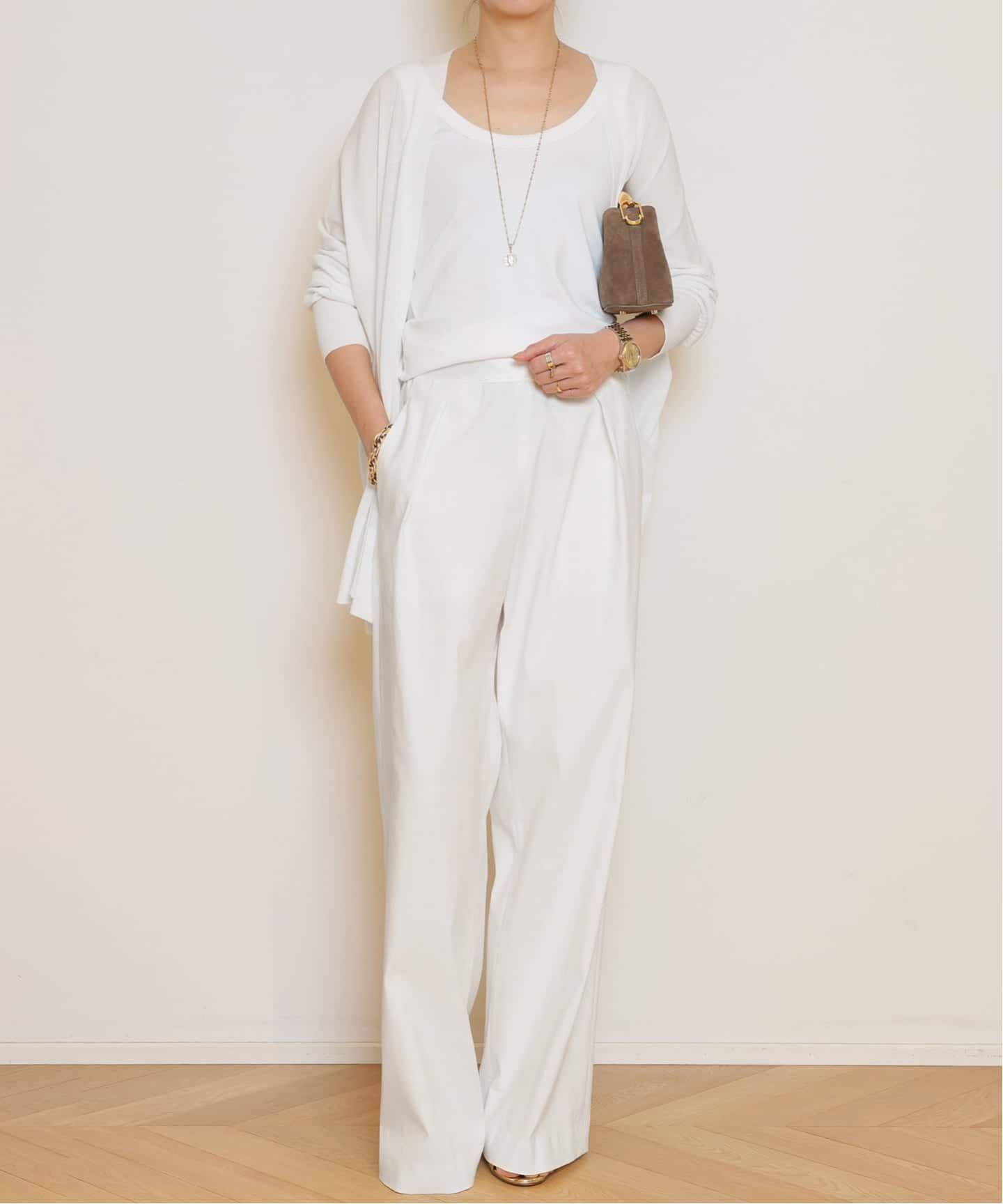 STRETCH TWILL タックパンツ（その他パンツ）｜MUSE de Deuxieme