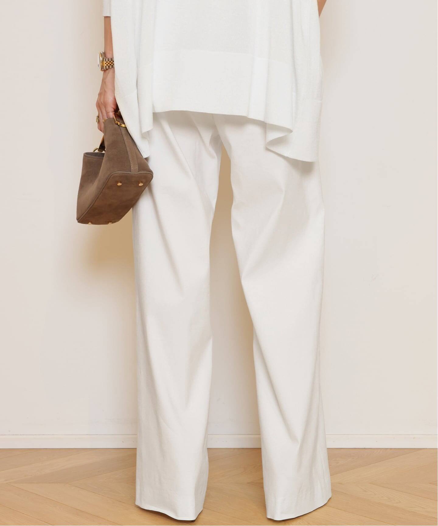 STRETCH TWILL タックパンツ（その他パンツ）｜MUSE de Deuxieme