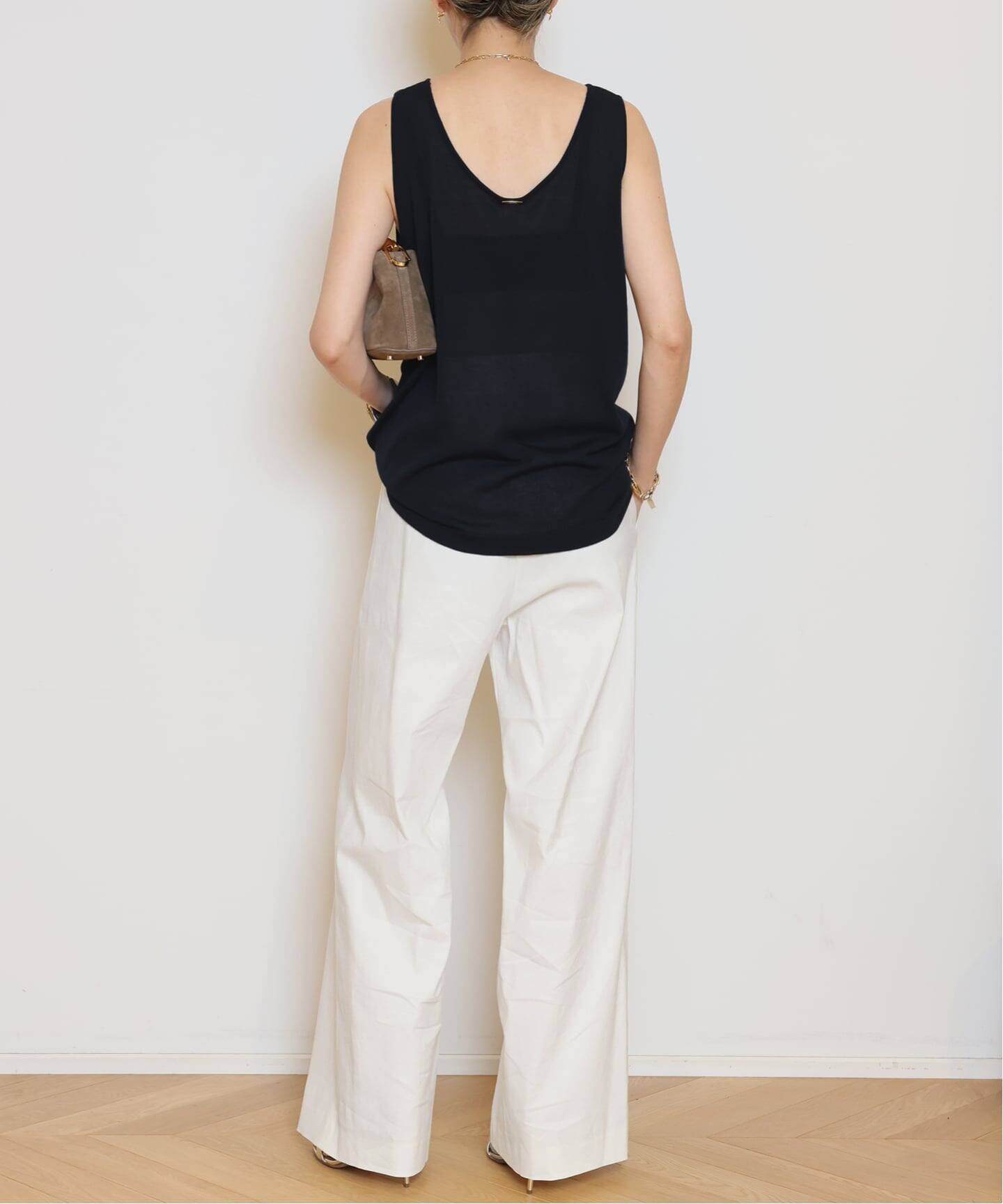 STRETCH TWILL タックパンツ（その他パンツ）｜MUSE de Deuxieme
