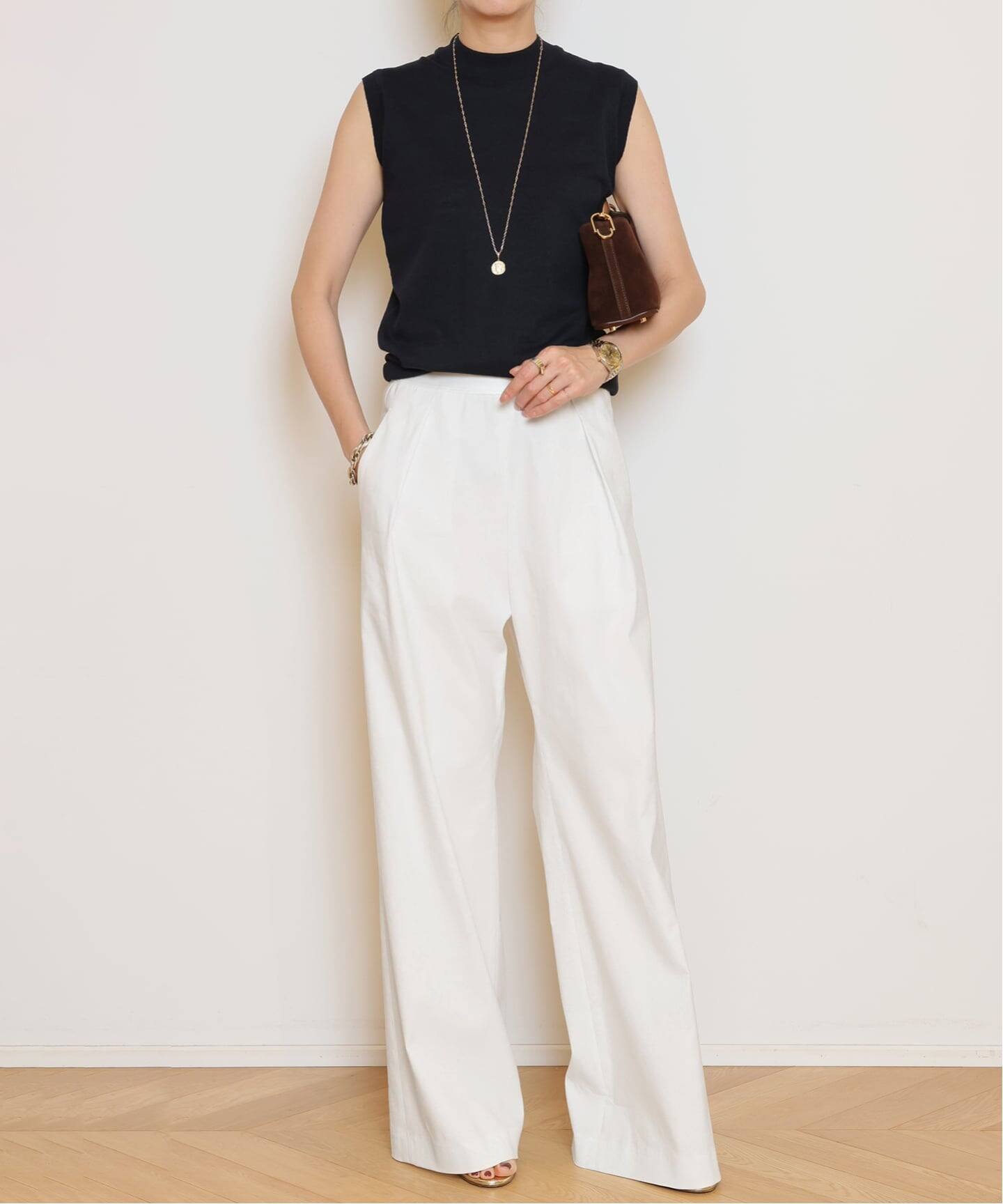 STRETCH TWILL タックパンツ（その他パンツ）｜MUSE de Deuxieme