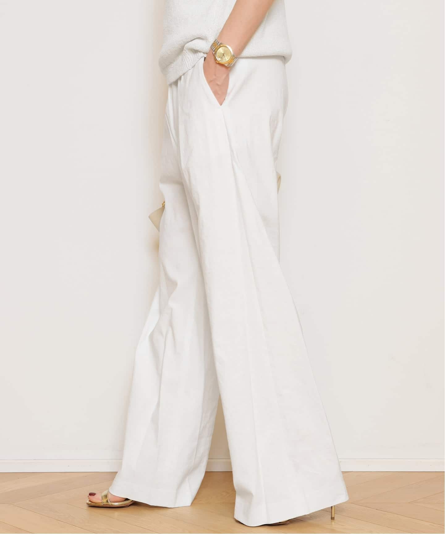 STRETCH TWILL タックパンツ（その他パンツ）｜MUSE de Deuxieme