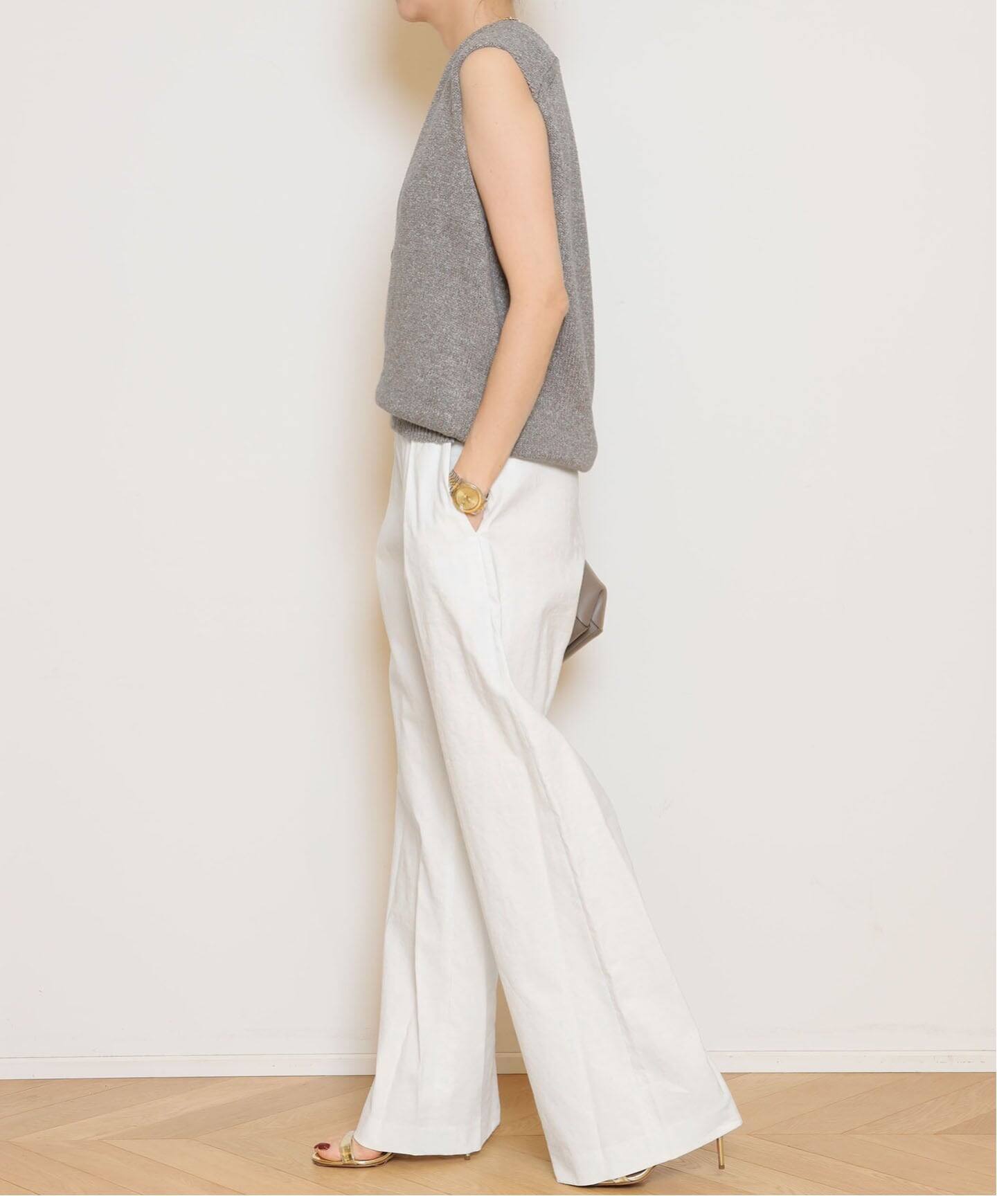 STRETCH TWILL タックパンツ（その他パンツ）｜MUSE de Deuxieme