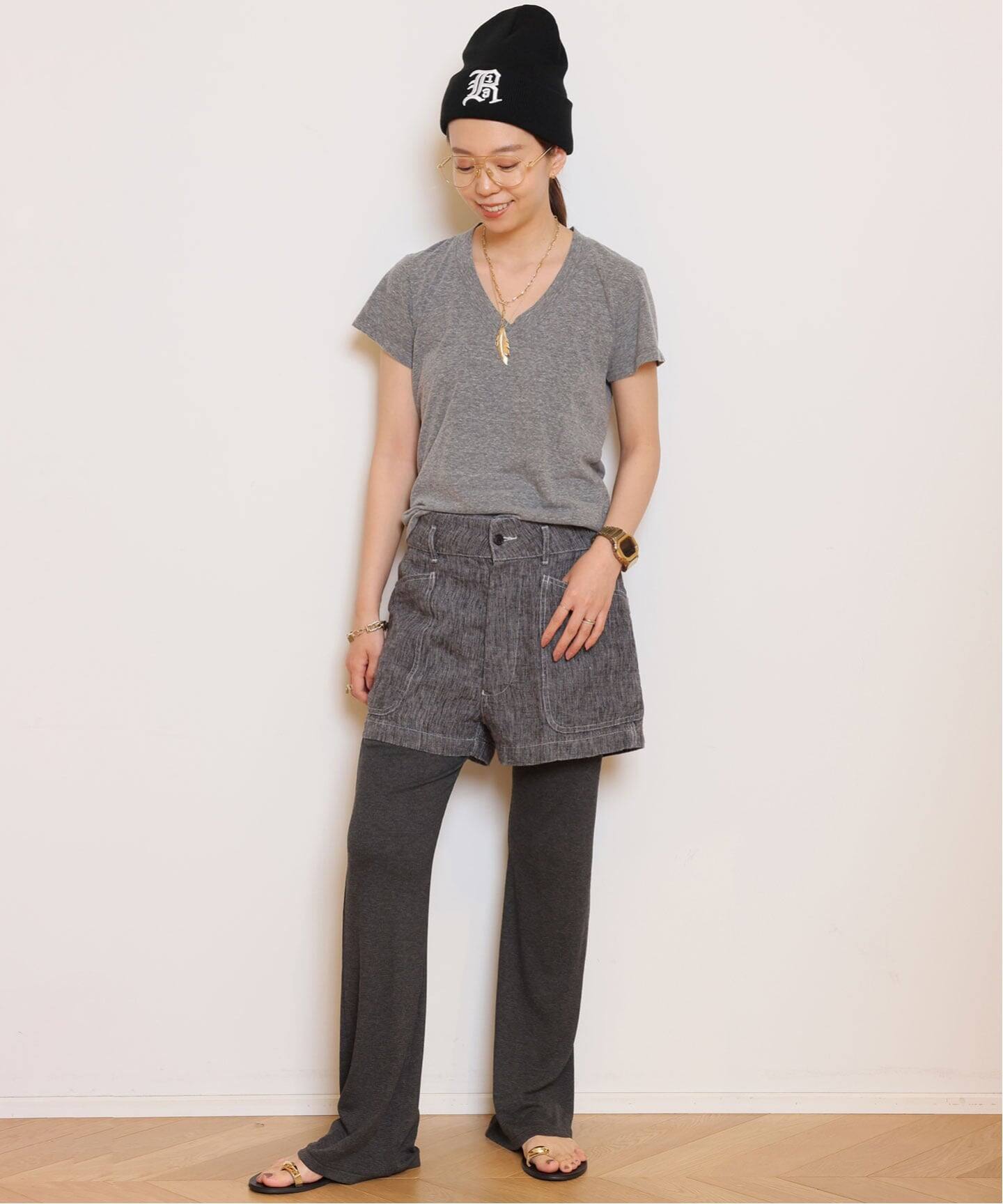 Rayon rib パンツ（その他パンツ）｜MUSE de Deuxieme Classe