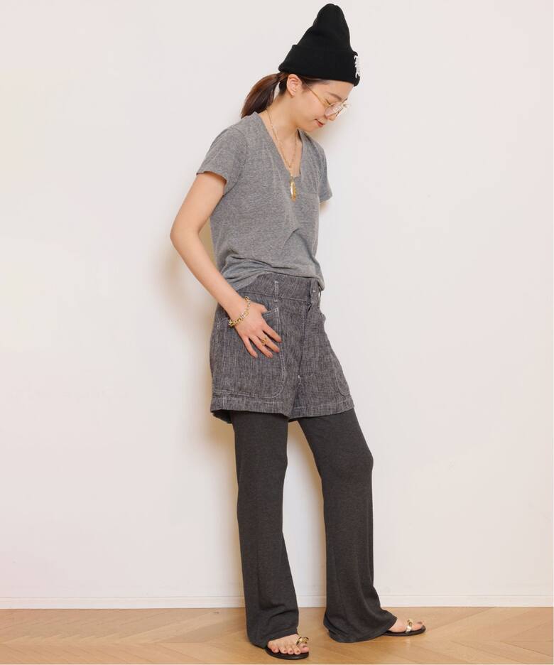 Rayon rib パンツ（その他パンツ）｜MUSE de Deuxieme Classe 