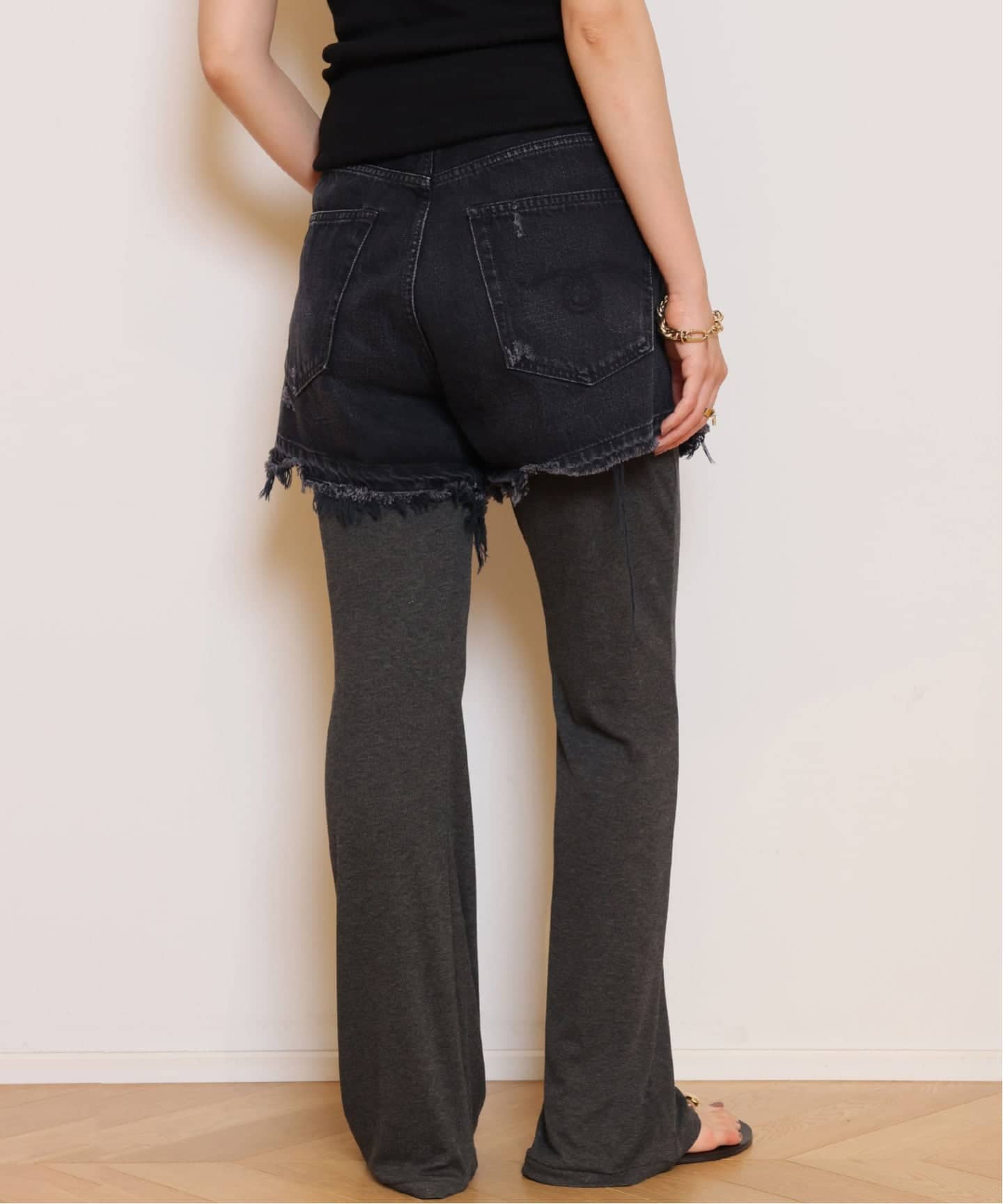 Rayon rib パンツ（その他パンツ）｜MUSE de Deuxieme Classe