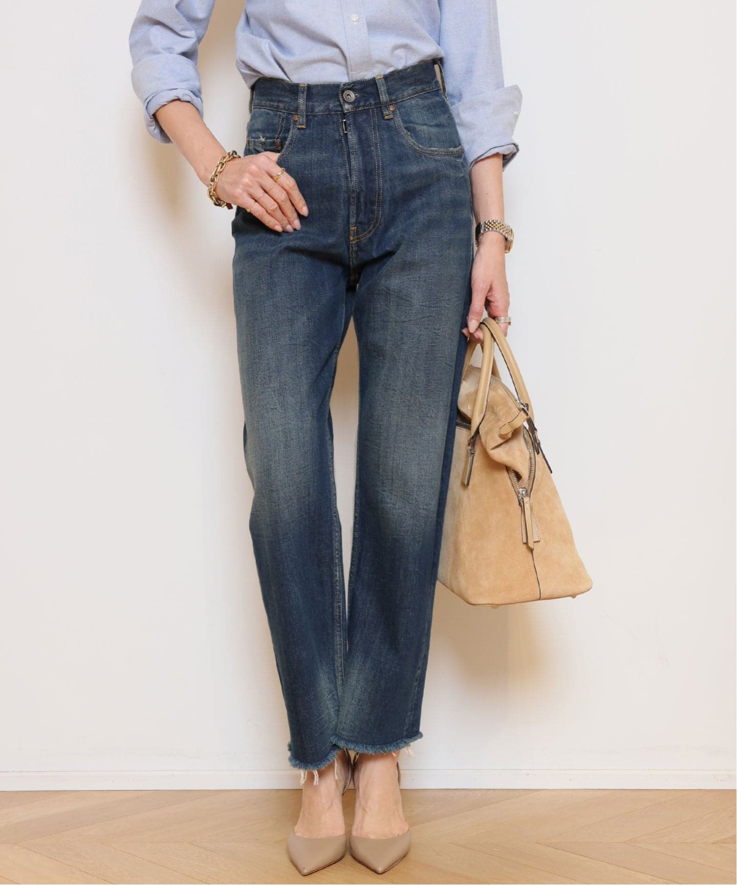 パンツ MUSEdeDeuxiemeClasse MANNISHBUGGYDENIM MUSE de Deuxieme classe（ミューズデドゥーズィエムクラス）の