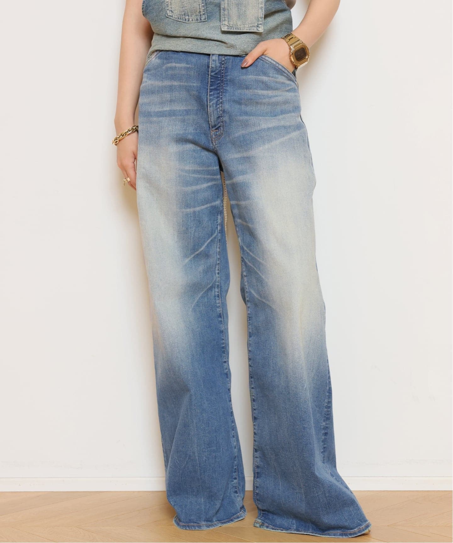 【SURT/サート】MANNISH BAGGY デニム　34 SURT/サート】MANNISH BAGGY デニム（デニムパンツ・ジーンズ）｜MUSE