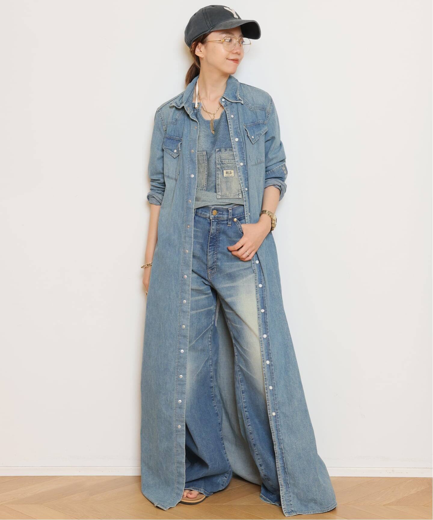 【SURT/サート】MANNISH BAGGY デニム　34 SURT/サート】MANNISH BAGGY デニム（デニムパンツ・ジーンズ）｜MUSE