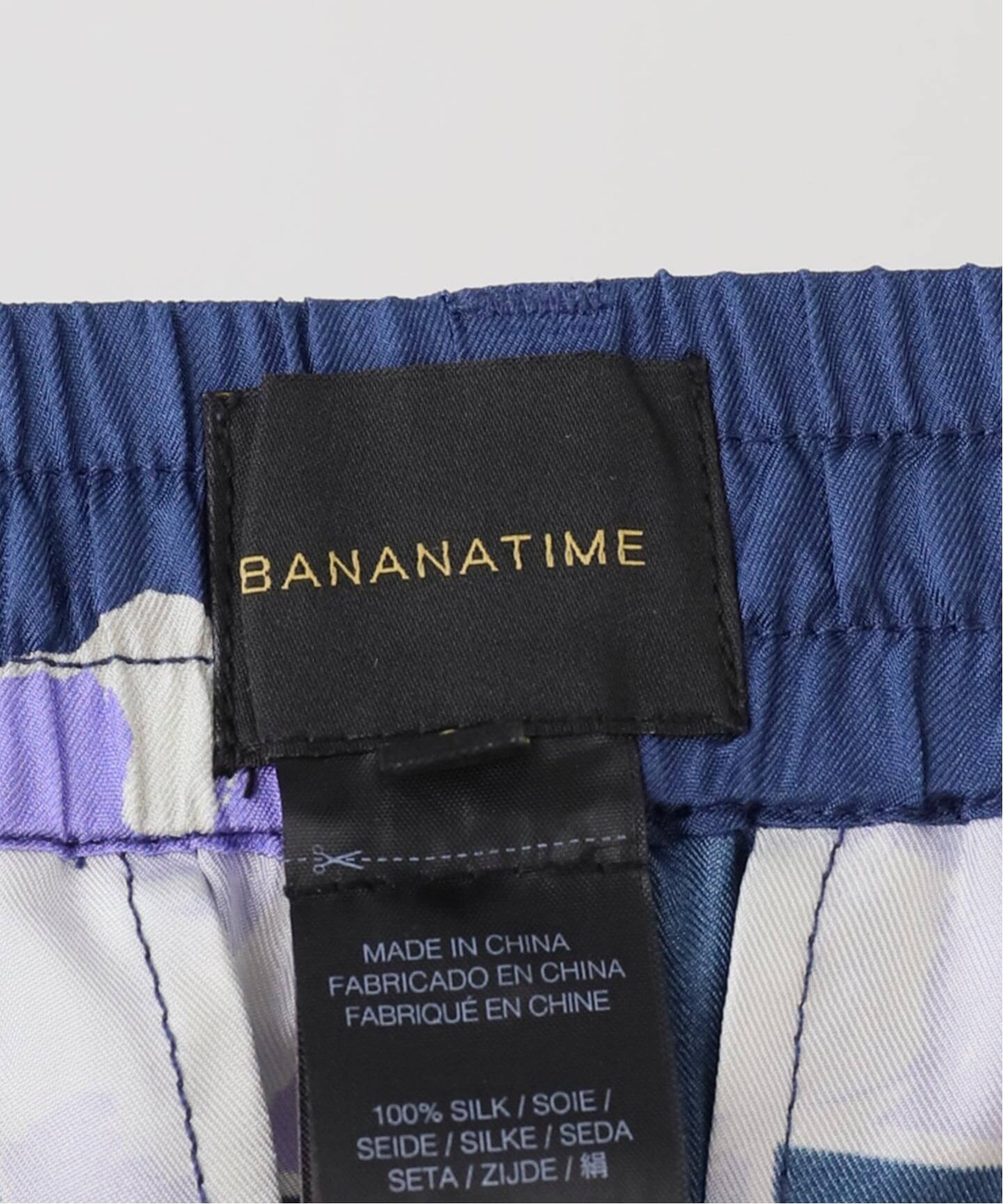 MUSE DeuxiemeClass BANANATIME パンツ BANANATIME / バナナタイム】ベントストライプイージーパンツ