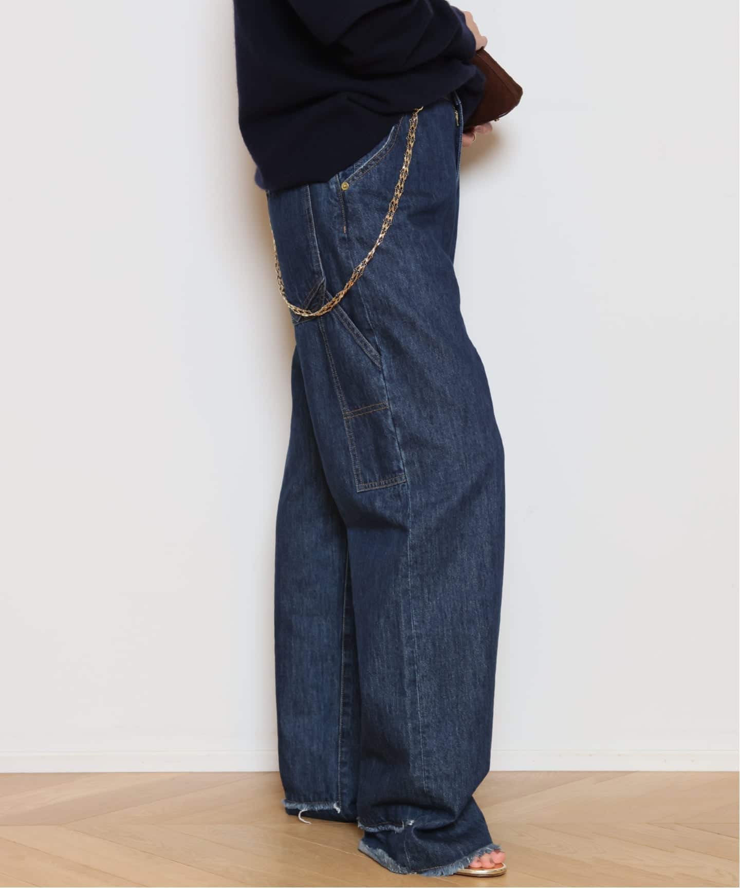 NO.2 ダークデニム 31x32 DARKPARK/ダークパーク】LISA LOOSE FIT CARPENTER デニム（デニム