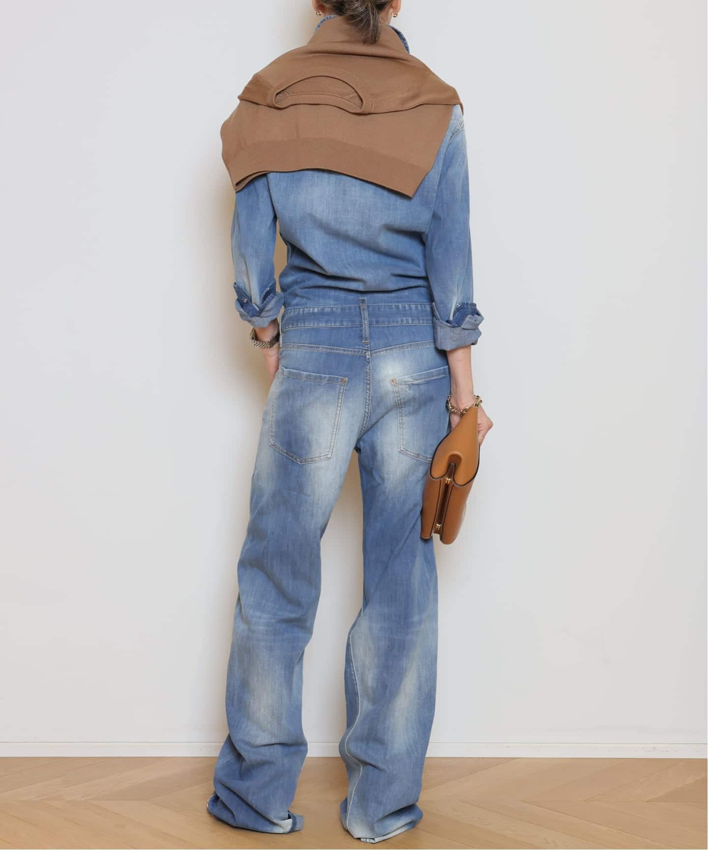 DSQUARED2/ディースクエアード】LIGHTWASH DENIM JUMPSUIT（つなぎ