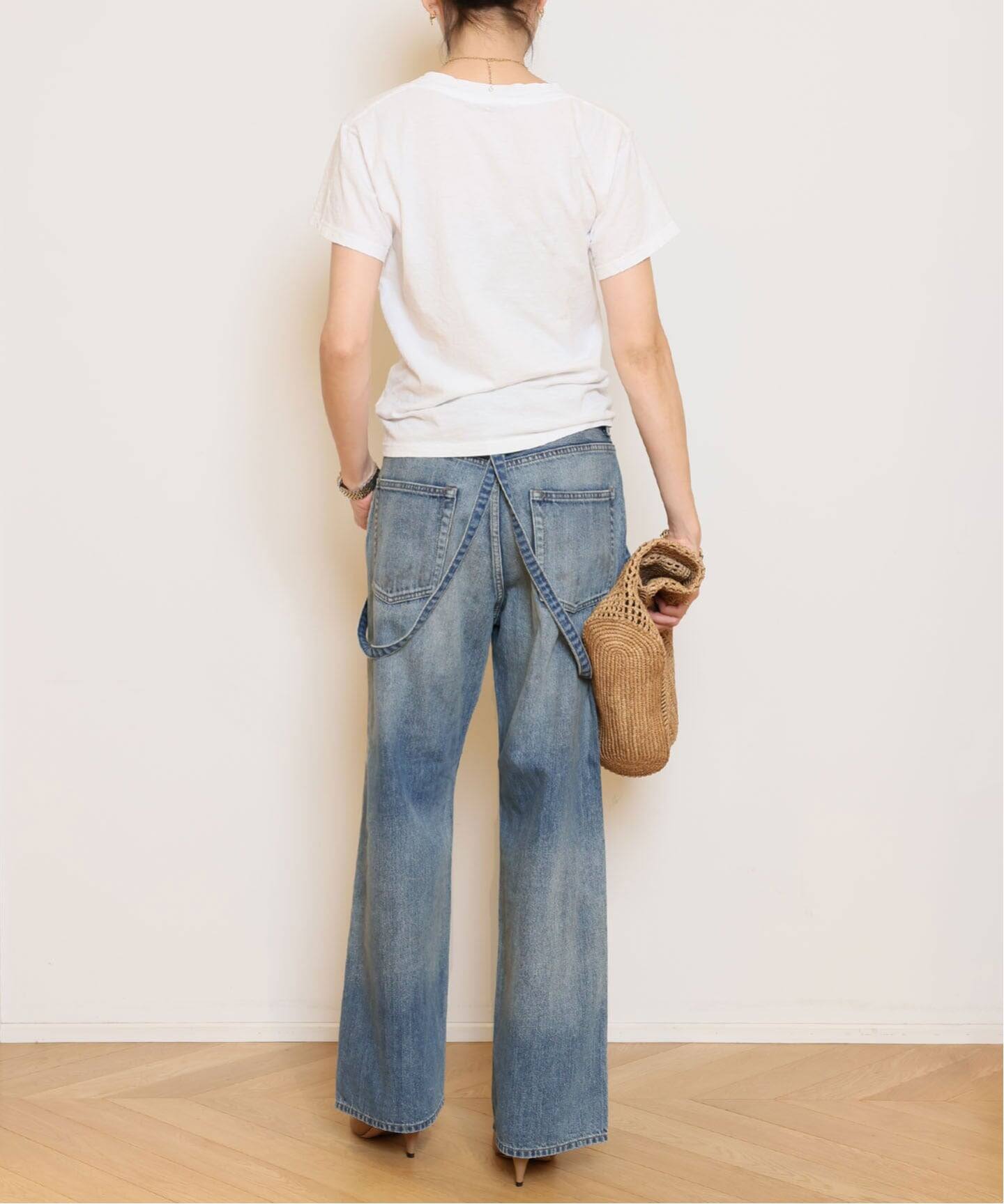 MUSEdeDeuxiemeClasse ATTCKBYJONBULL パンツ JOHNBULL/ジョンブル】 SUSPENDERS デニム（デニムパンツ・ジーンズ