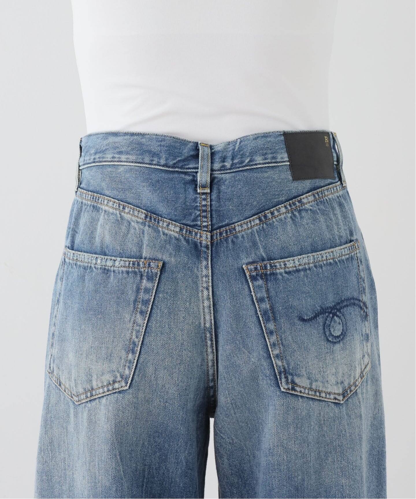 R13/アールサーティーン】DAMON TUCK デニム（スラックス）｜MUSE de