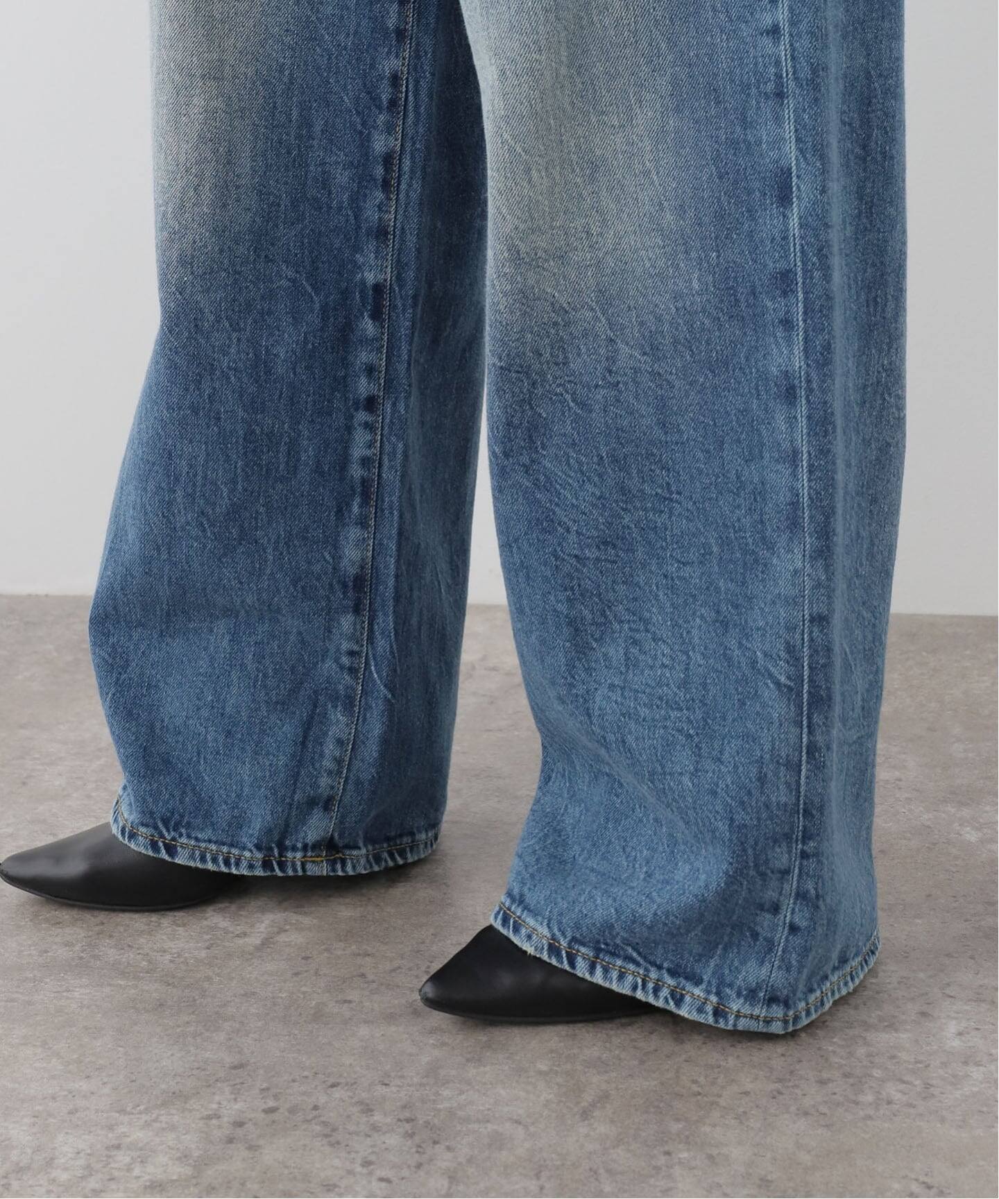 R13/アールサーティーン】DAMON TUCK デニム（スラックス）｜MUSE de