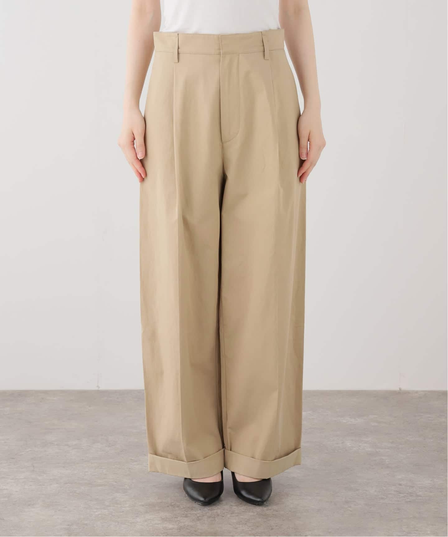 DARKPARK/ダークパーク】DANIELLE LIGHT COTTON WIDE パンツ