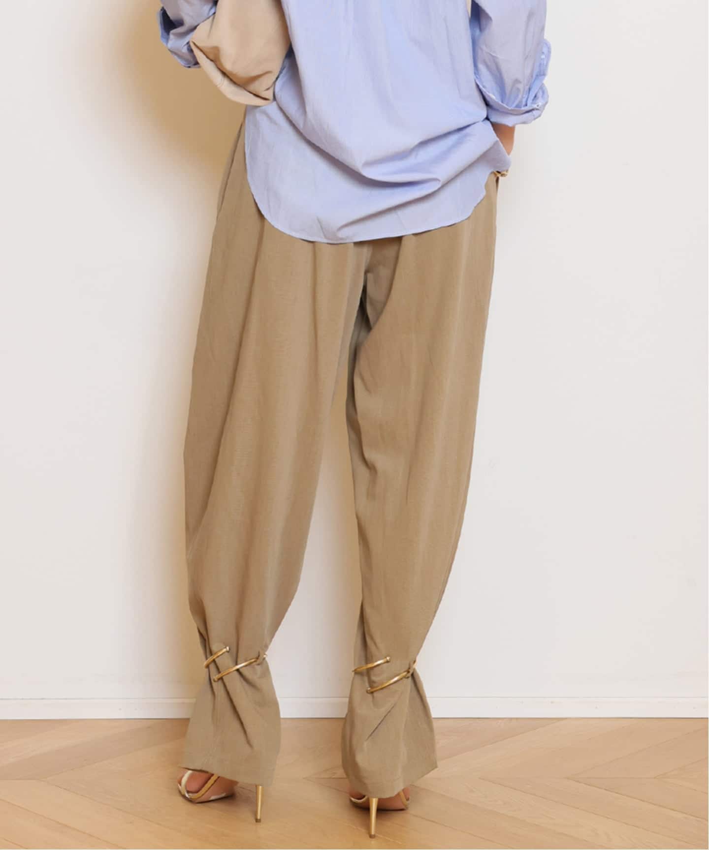 DARKPARK/ダークパーク】PHEBE CUFF ADORNED WOOL パンツ（その他