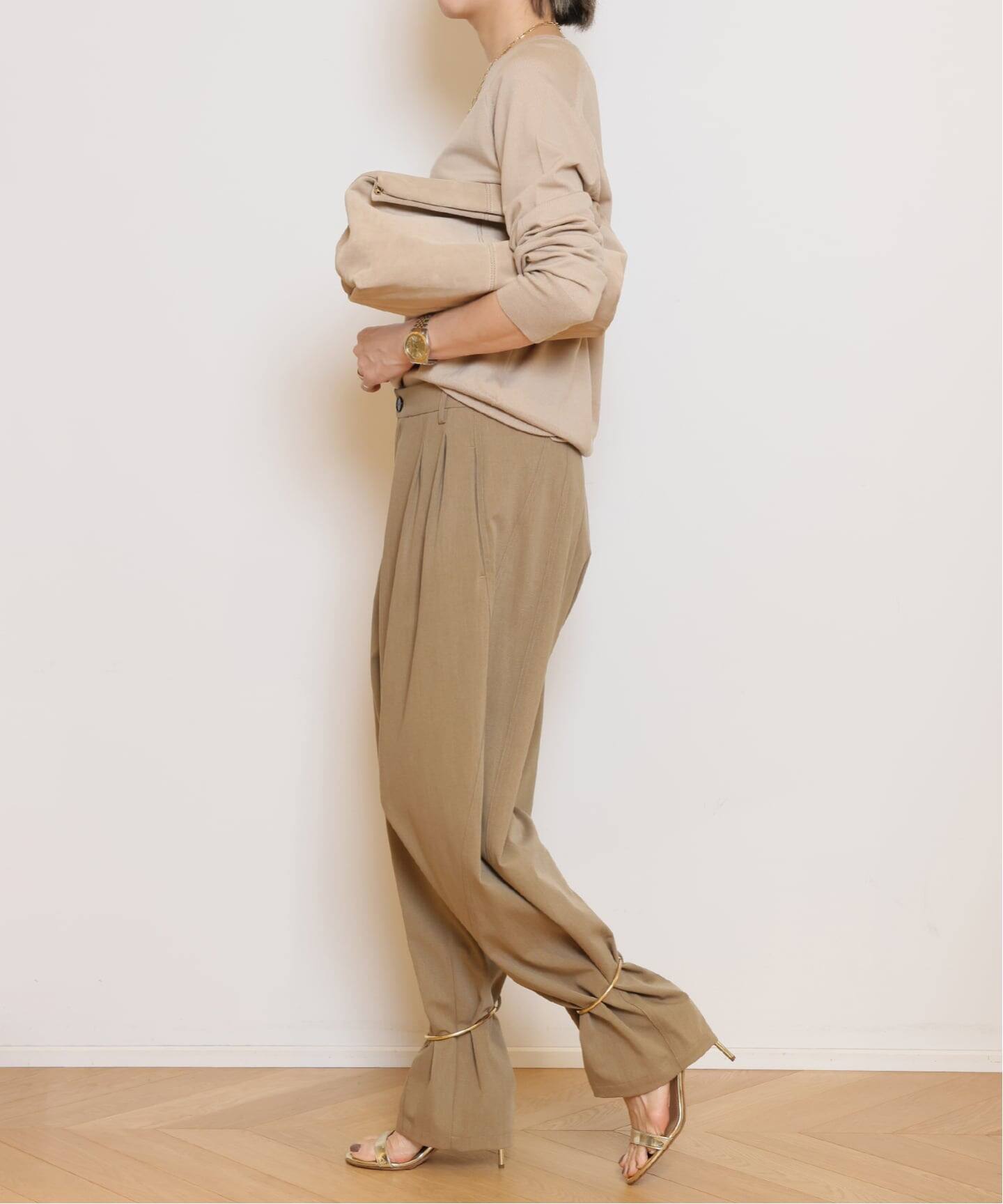 DARKPARK/ダークパーク】PHEBE CUFF ADORNED WOOL パンツ（その他