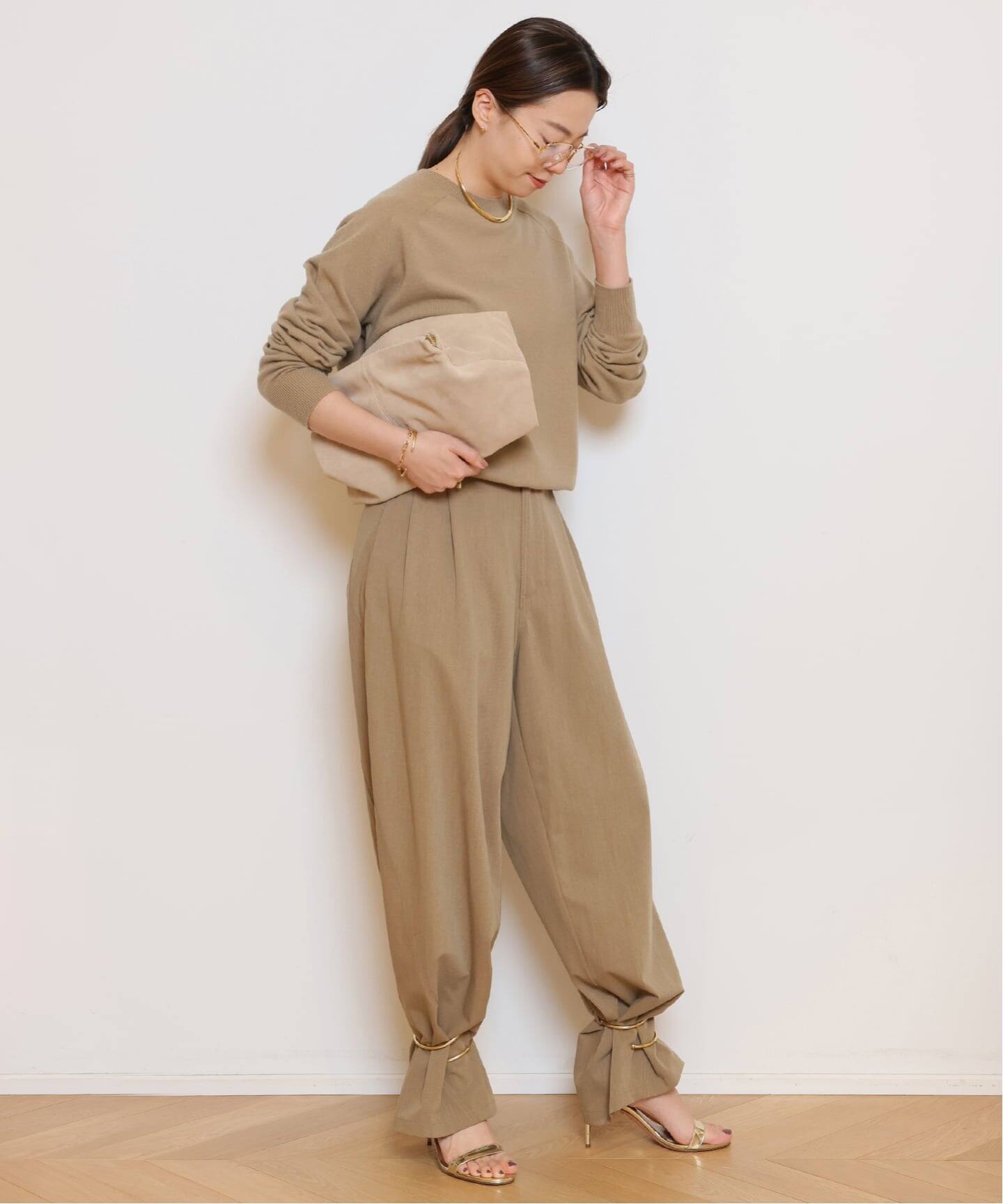 DARKPARK/ダークパーク】PHEBE CUFF ADORNED WOOL パンツ（その他