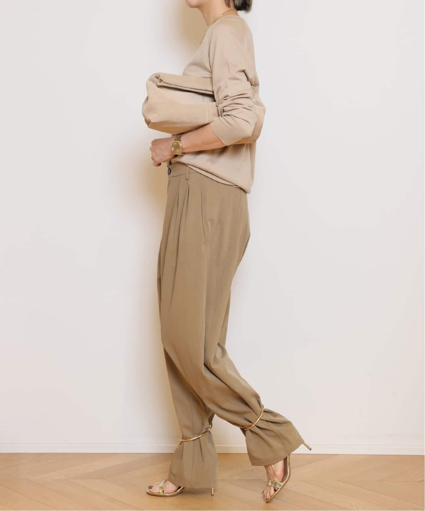 DARKPARK/ダークパーク】PHEBE CUFF ADORNED WOOL パンツ（その他