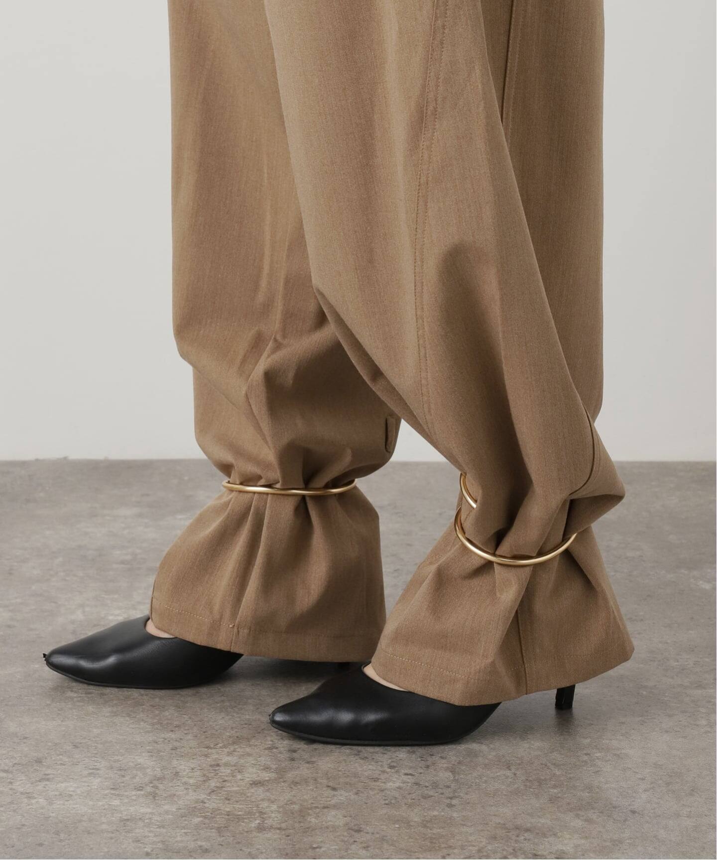 DARKPARK/ダークパーク】PHEBE CUFF ADORNED WOOL パンツ（その他