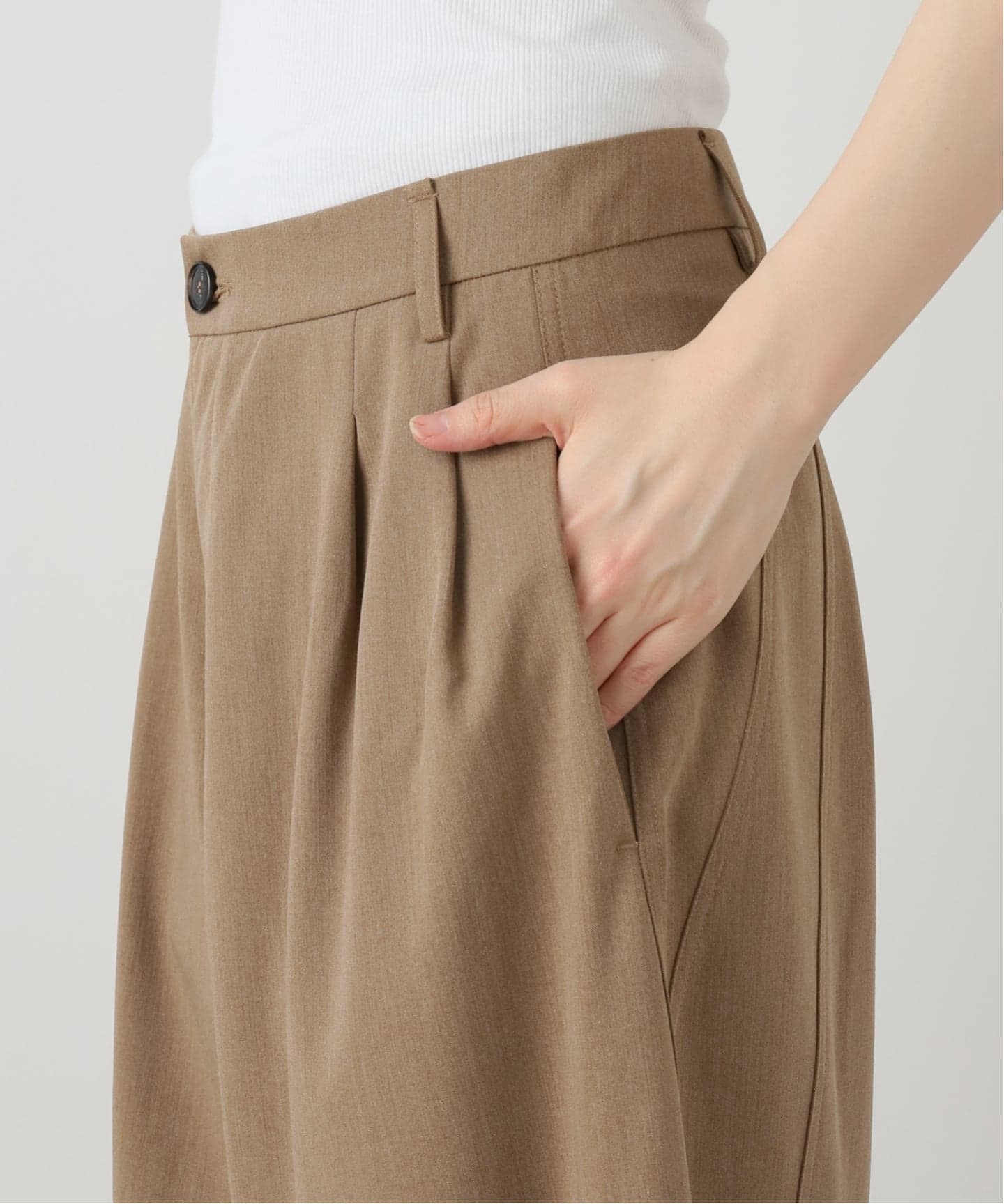 DARKPARK/ダークパーク】PHEBE CUFF ADORNED WOOL パンツ（その他