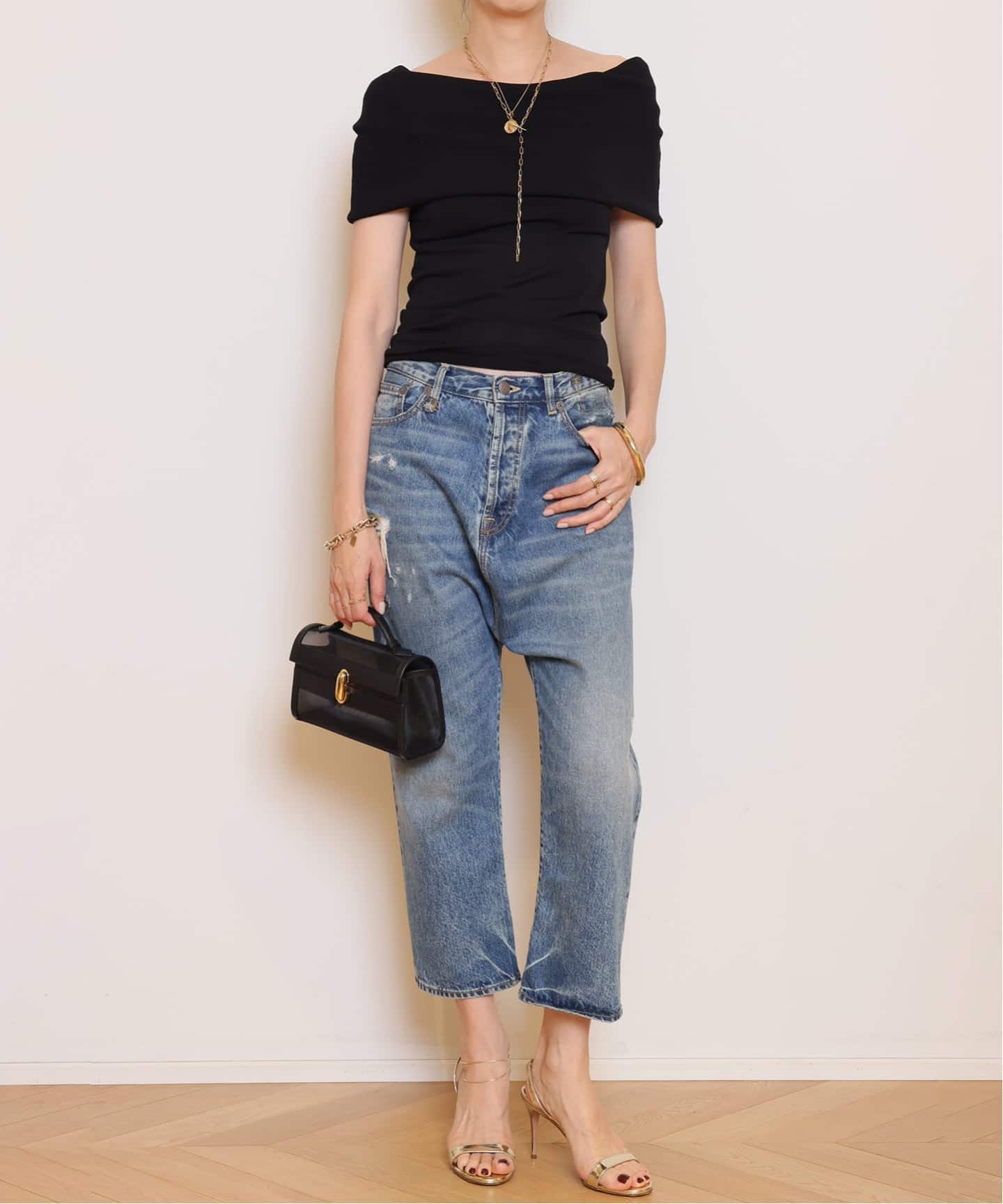 新品 R13 25AW TAILORED DROP JEAN デニムパンツ 25 R13/アールサーティーン】TAILORED DROP デニム（デニムパンツ